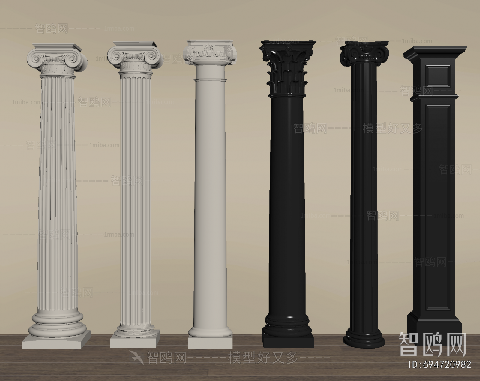 European Style Roman Pillar