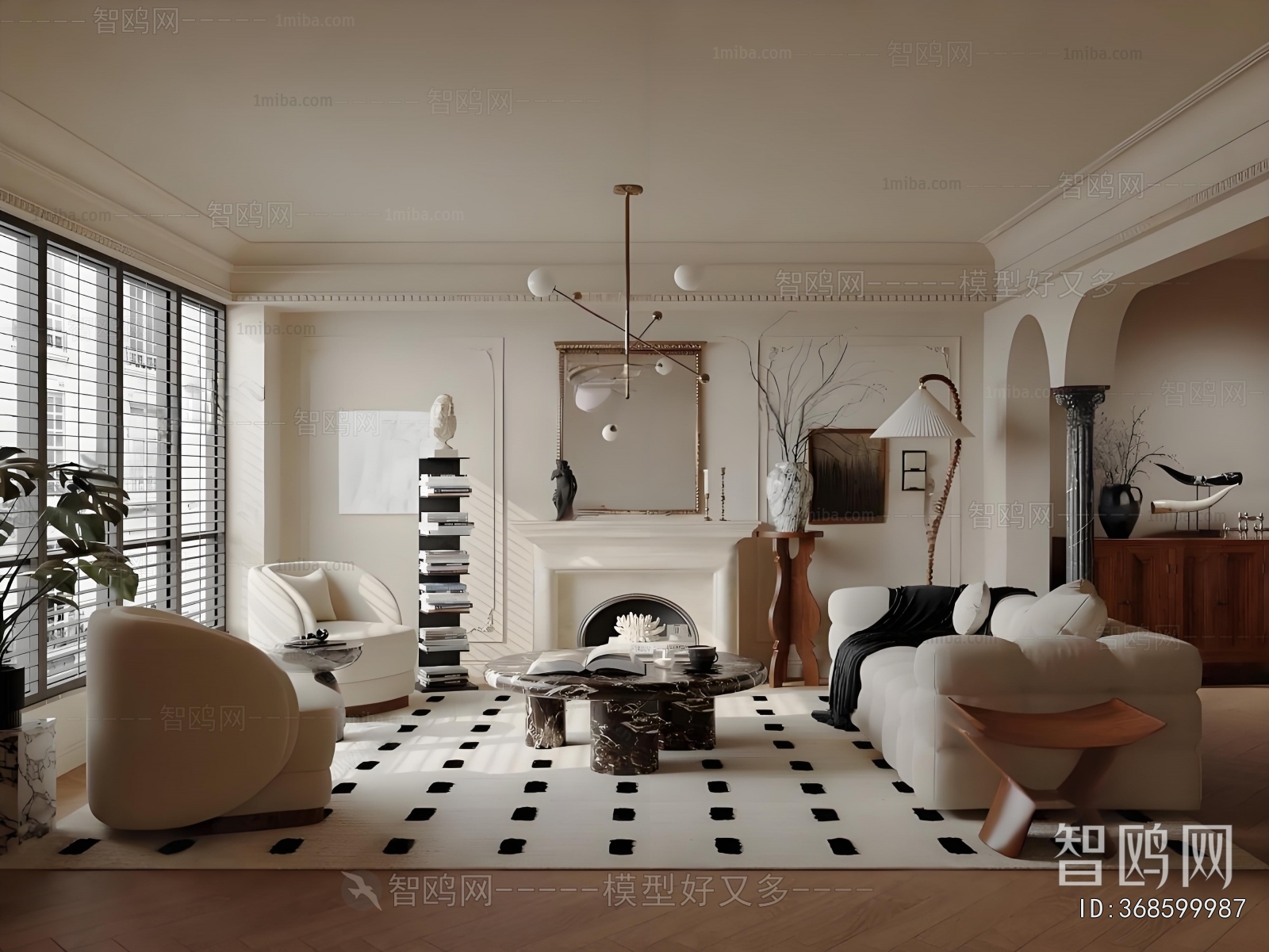 French Style A Living Room