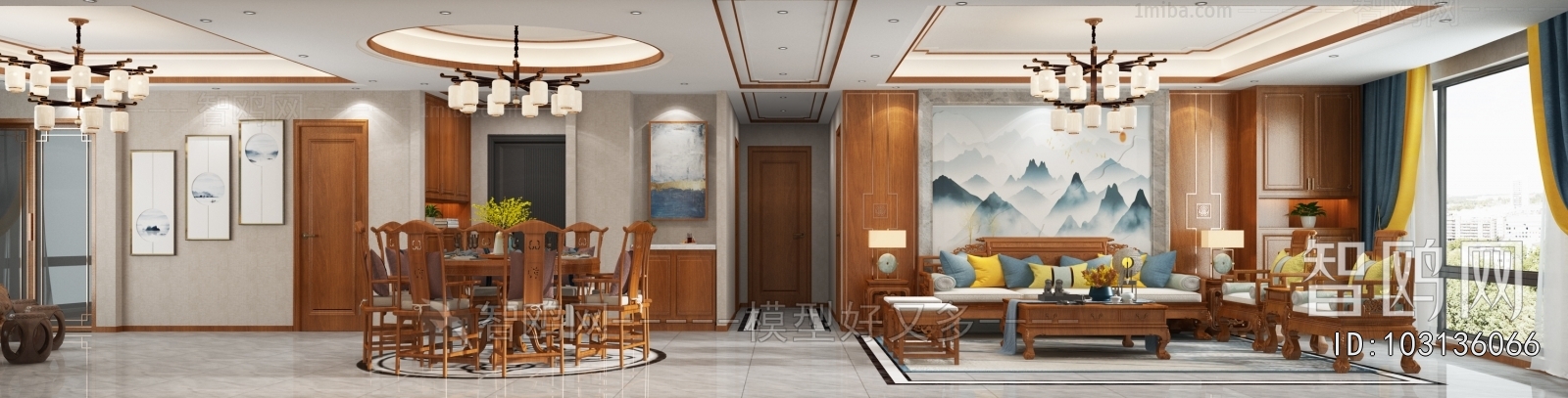 Chinese Style A Living Room