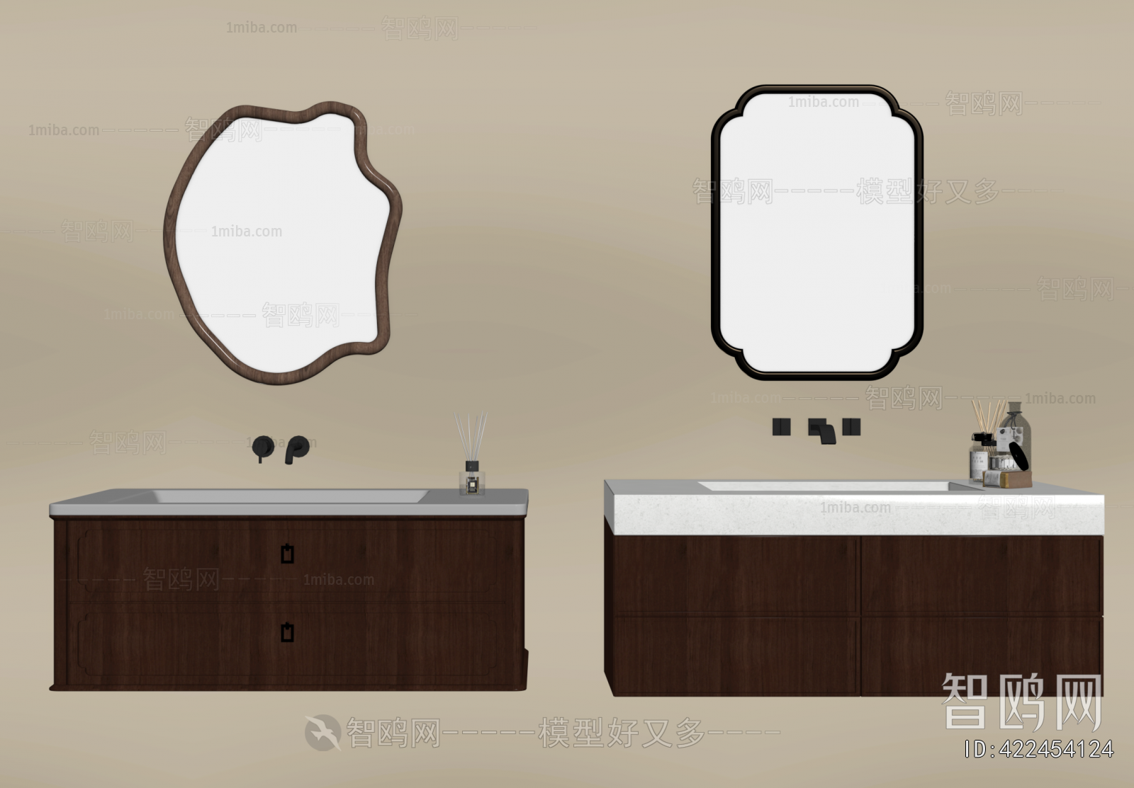 French Style Bathroom Cabinet