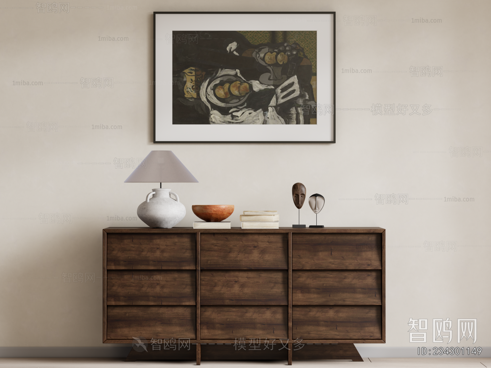 Wabi-sabi Style Entrance Cabinet