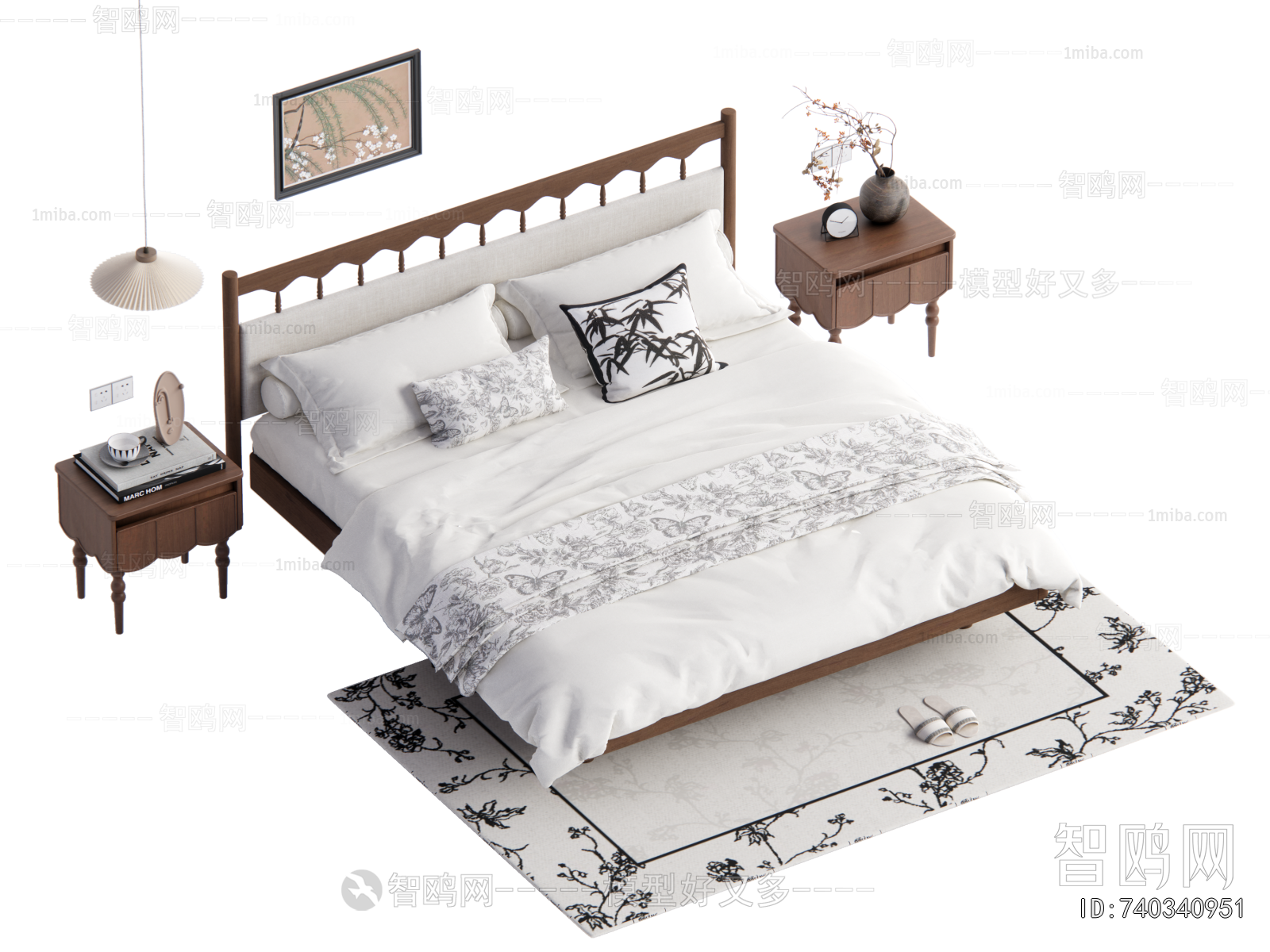 French Style Double Bed