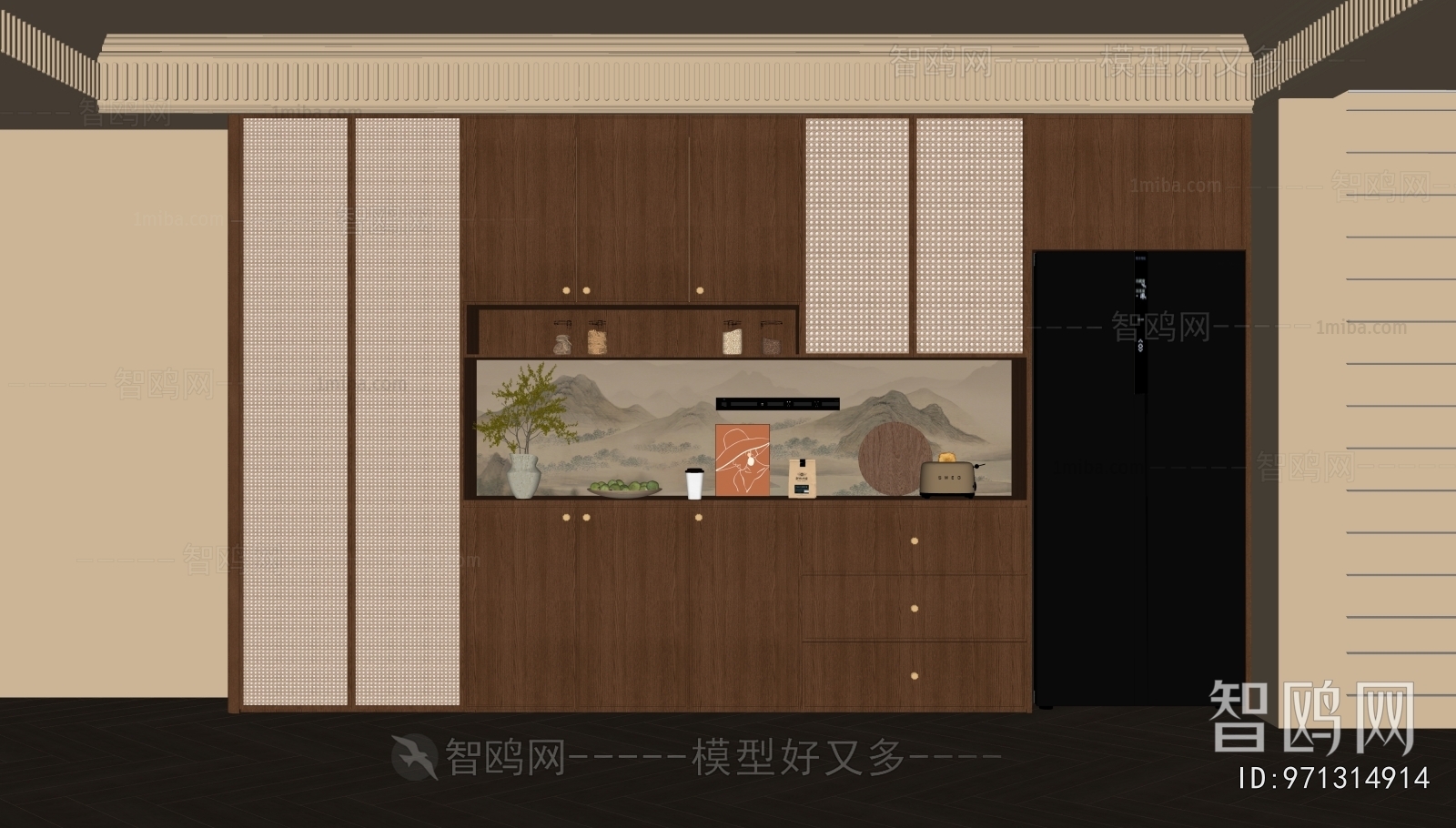 New Chinese Style Sideboard