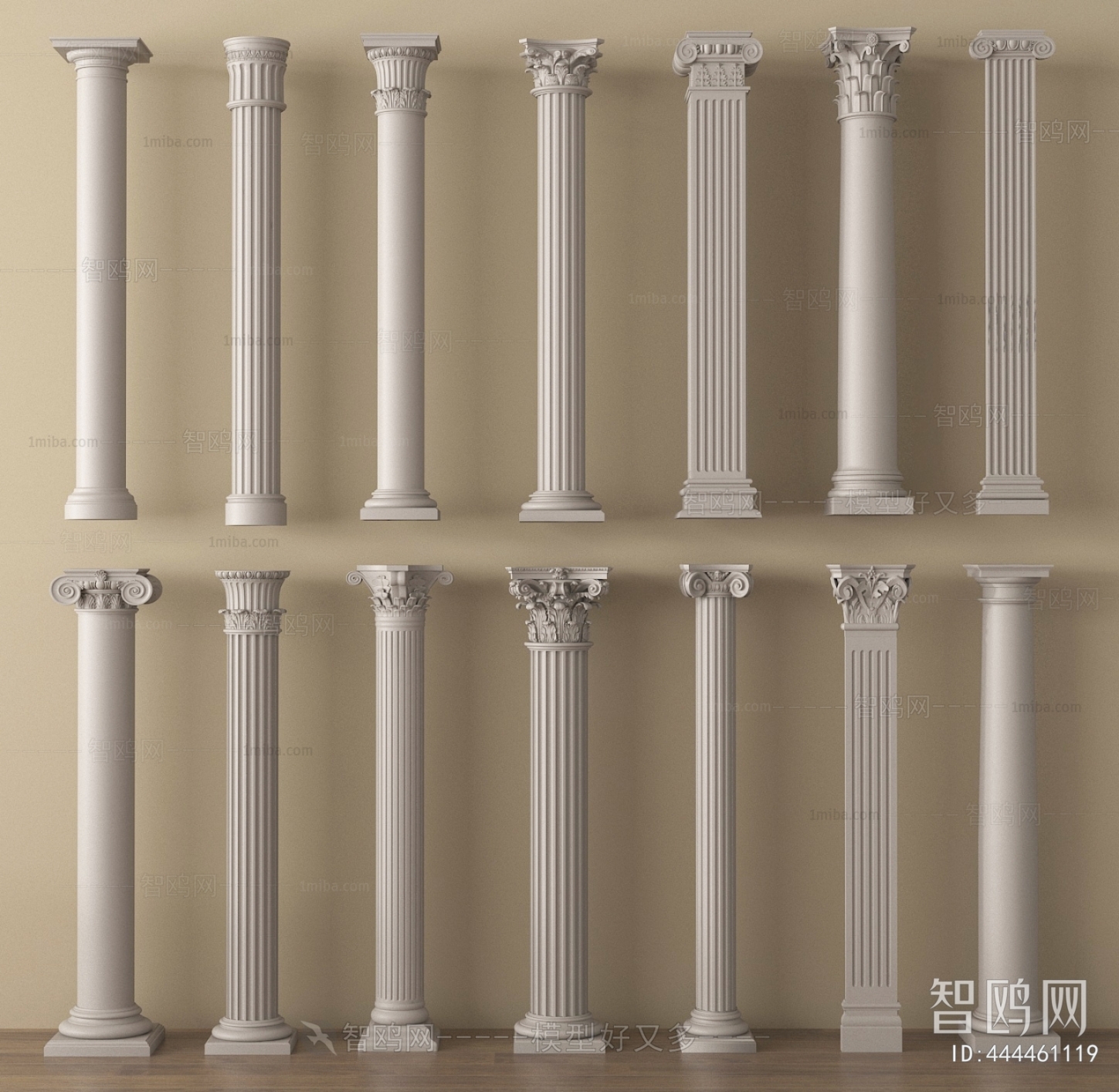 European Style Roman Pillar