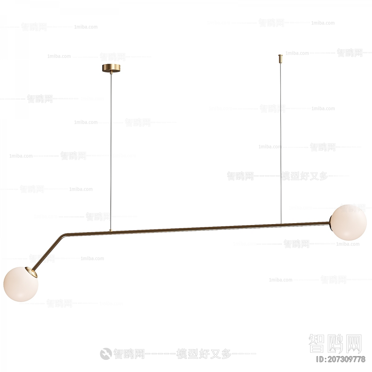 Modern Long Chandelier