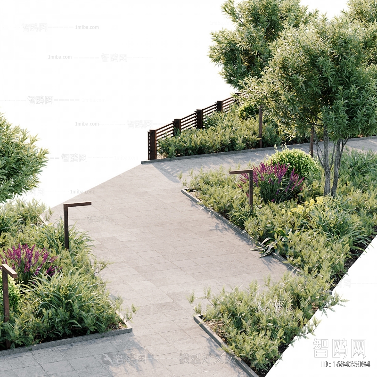 Modern Park Landscape