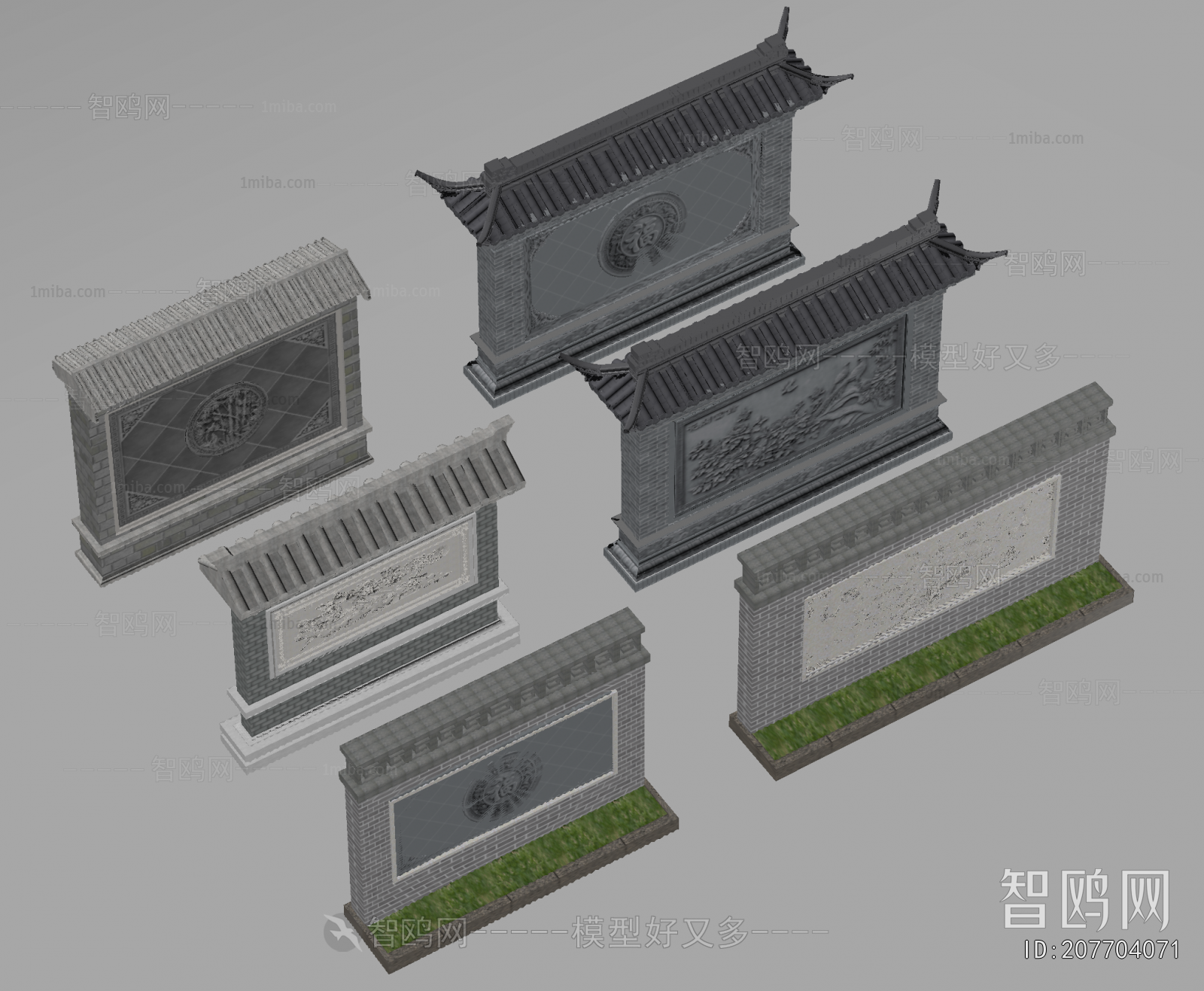 Chinese Style Landscape Wall