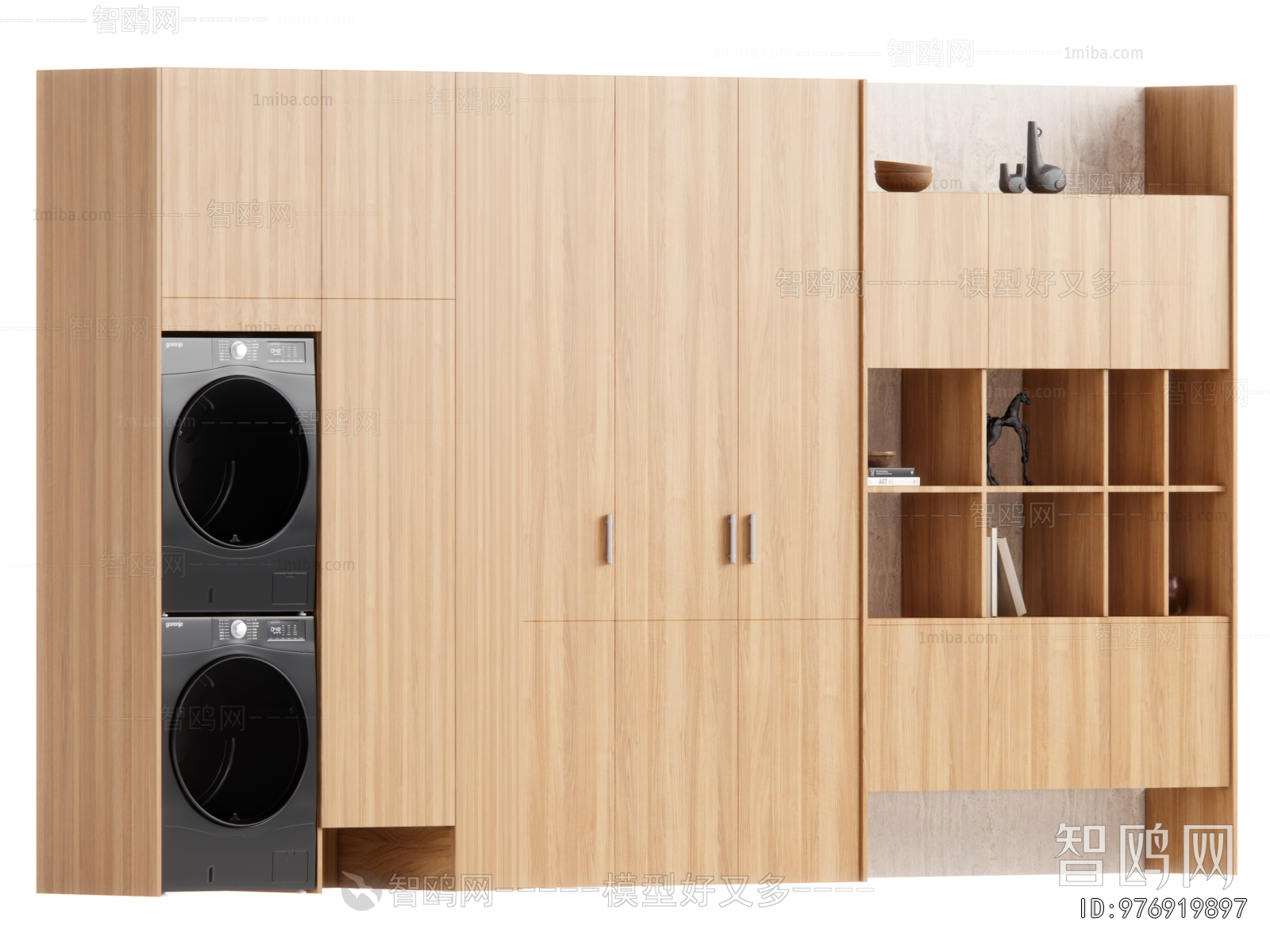 Modern Laundry Cabinet