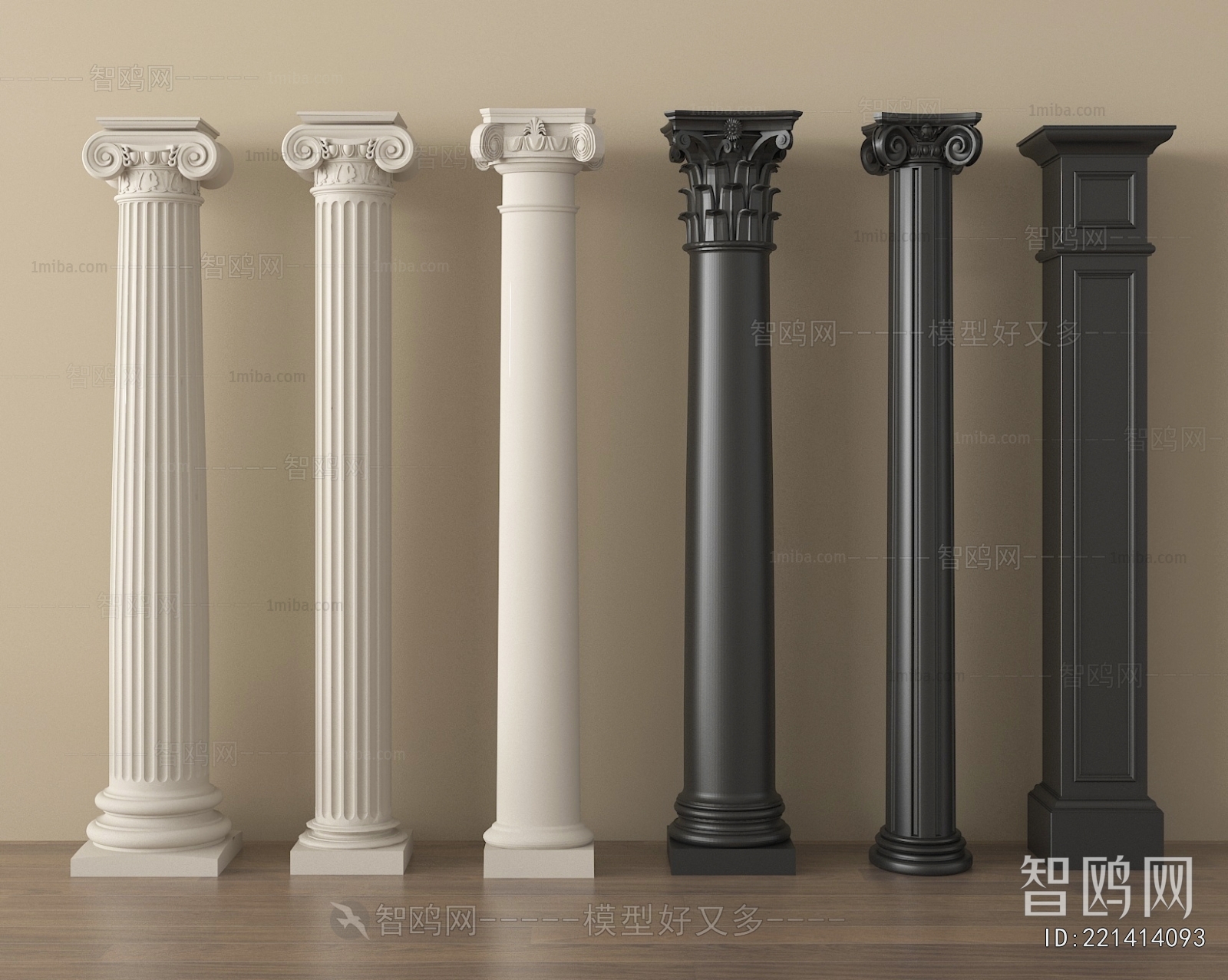 European Style Roman Pillar
