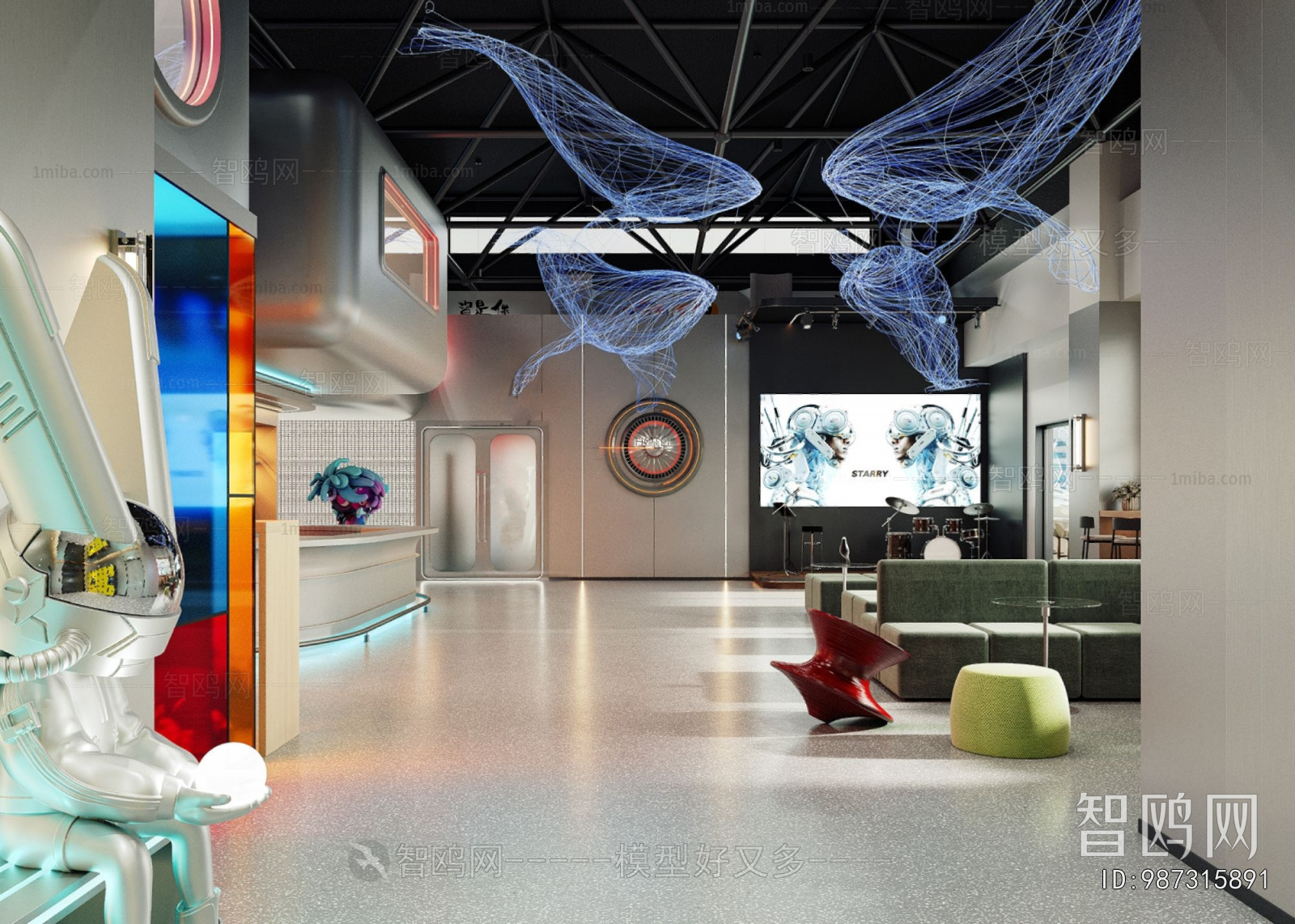 Modern Internet Cafe