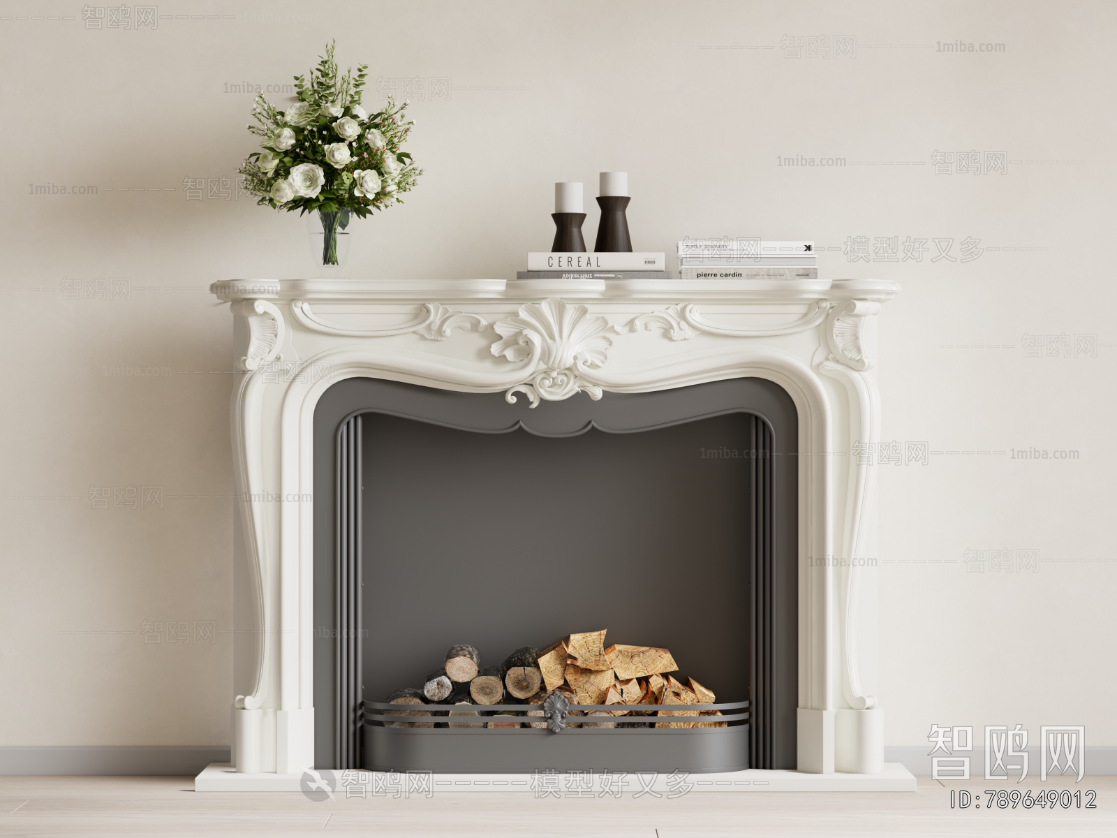 French Style Fireplace