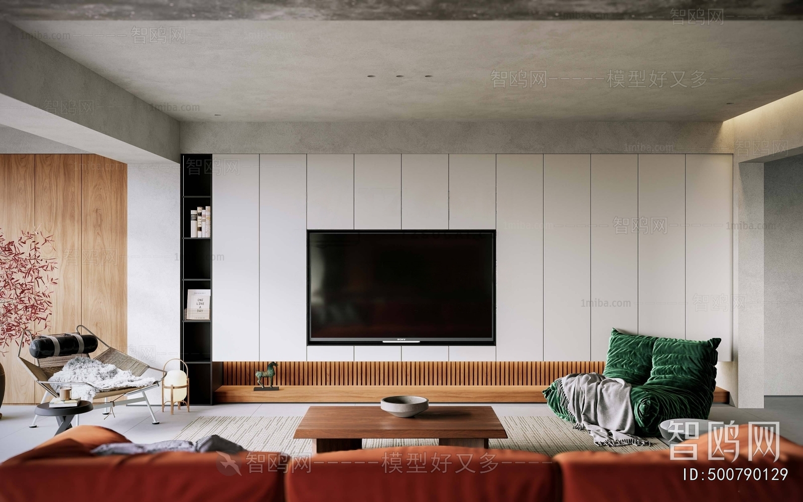 Wabi-sabi Style A Living Room