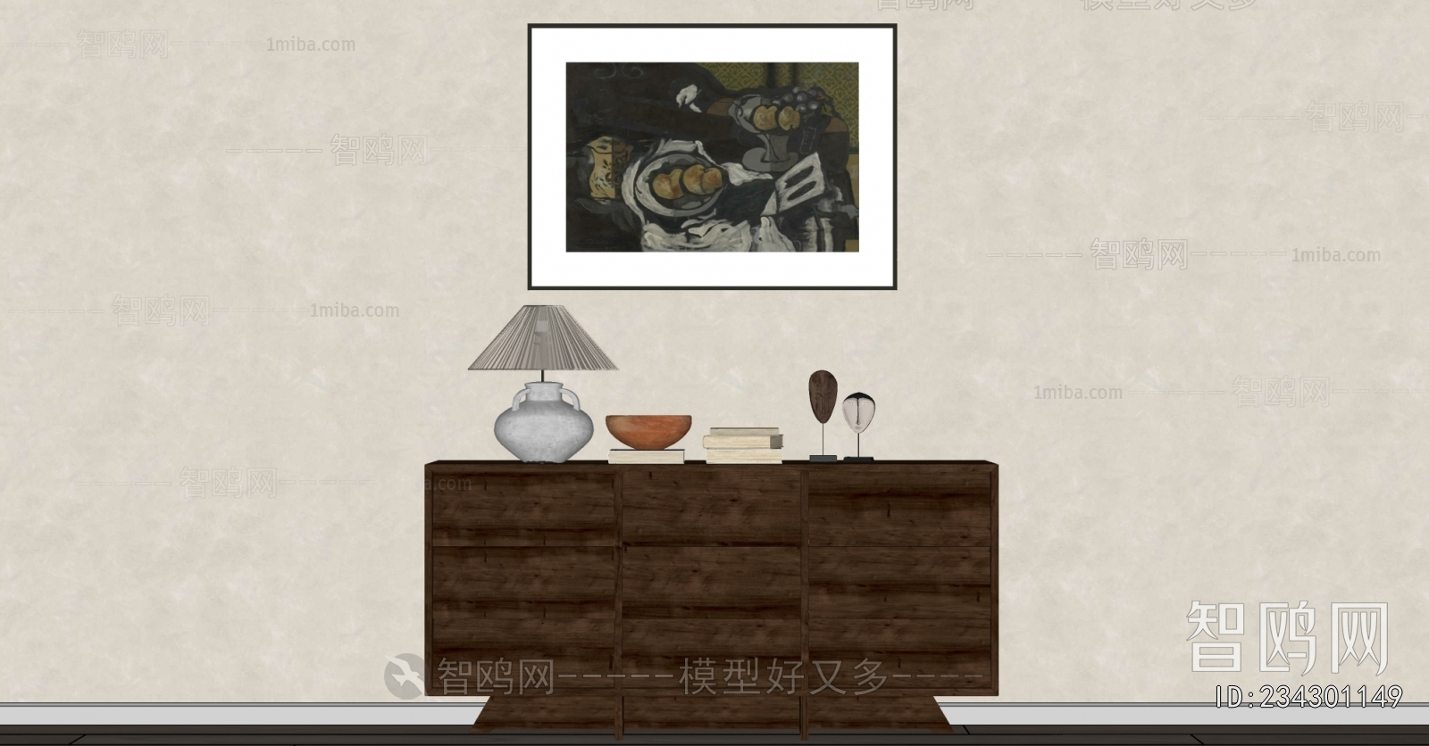 Wabi-sabi Style Entrance Cabinet