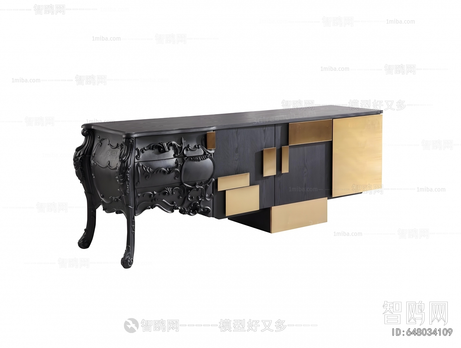 European Style TV Cabinet