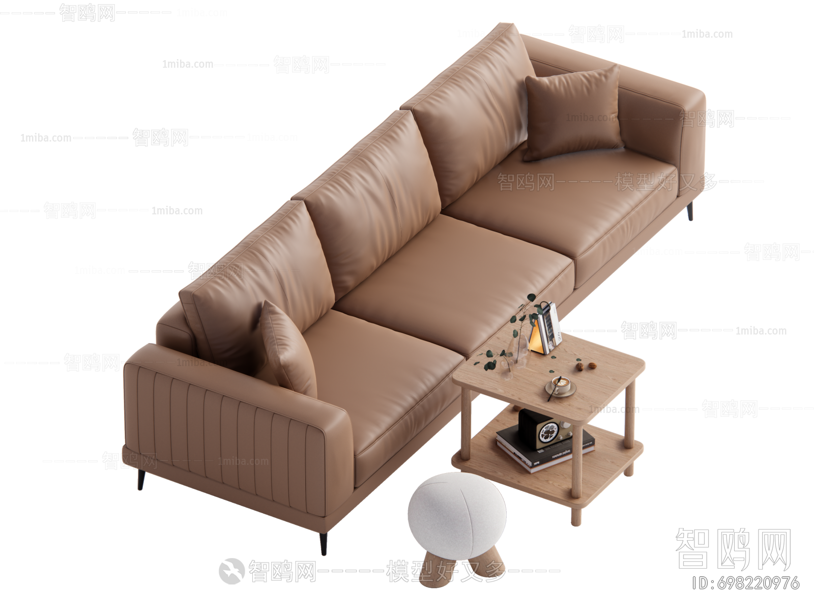 Modern Three-seat Sofa