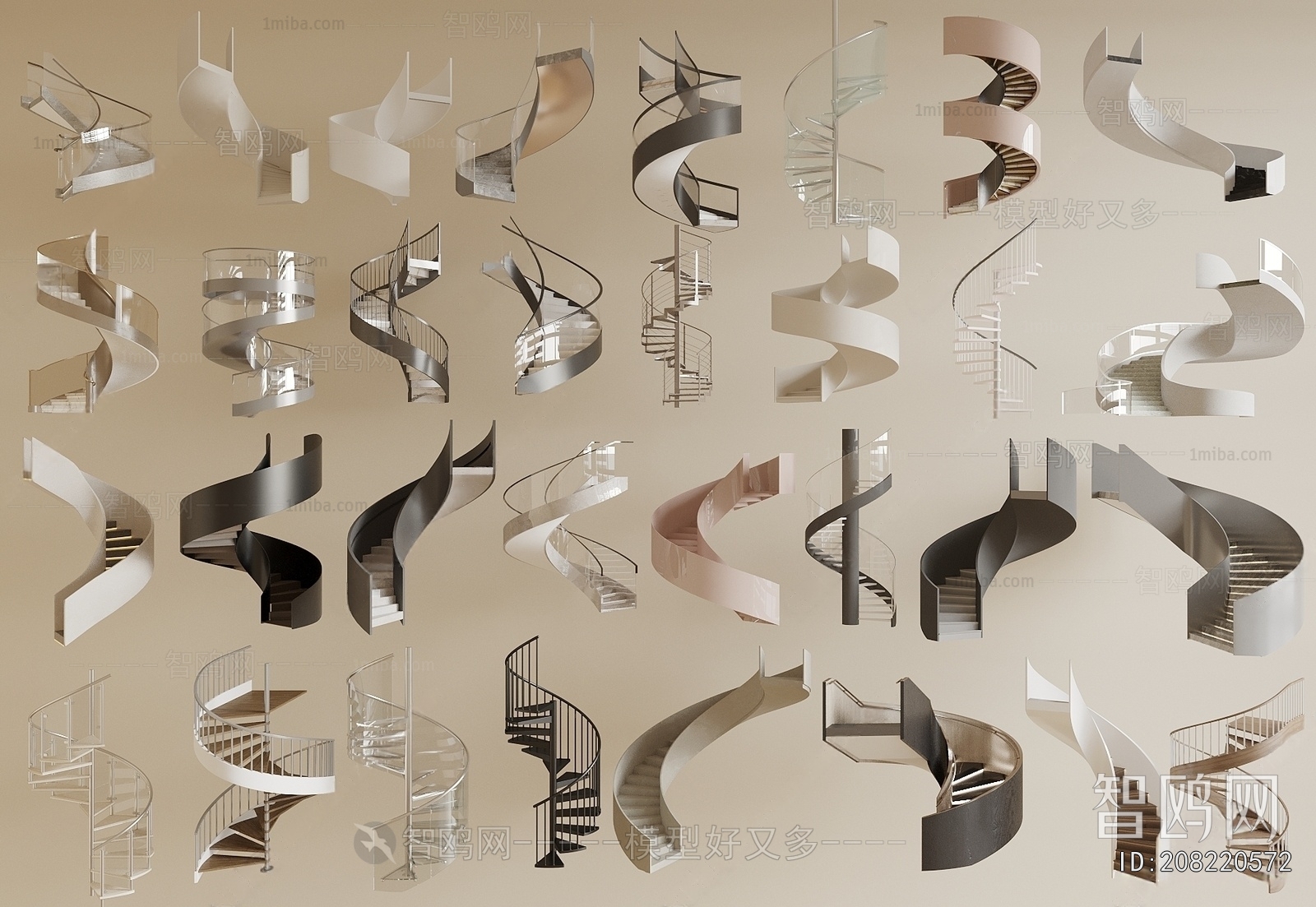 Modern Rotating Staircase