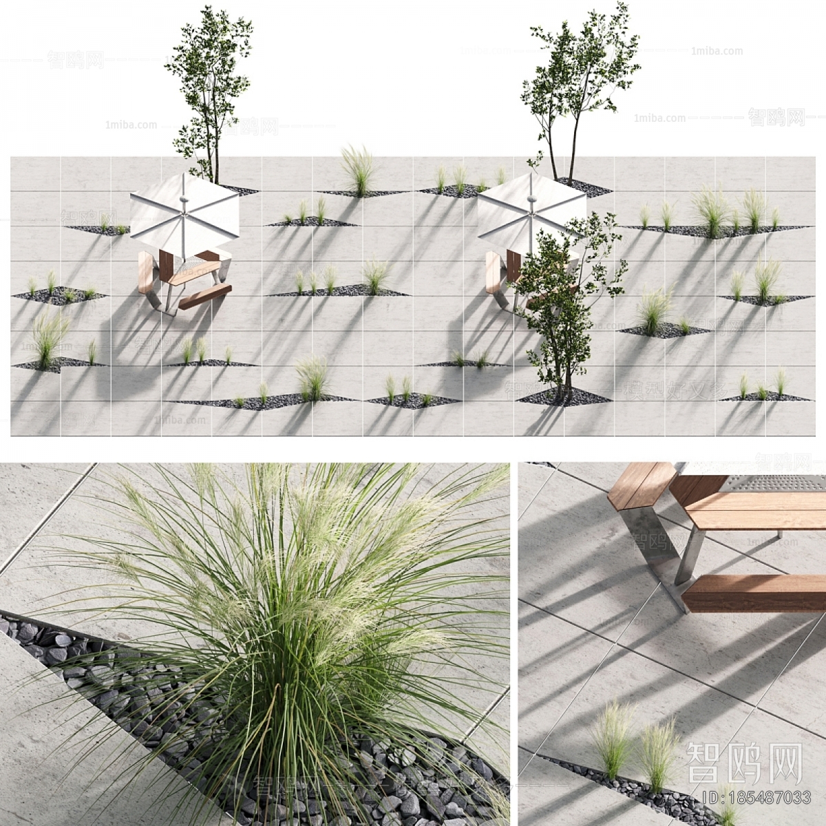 Modern Park Landscape