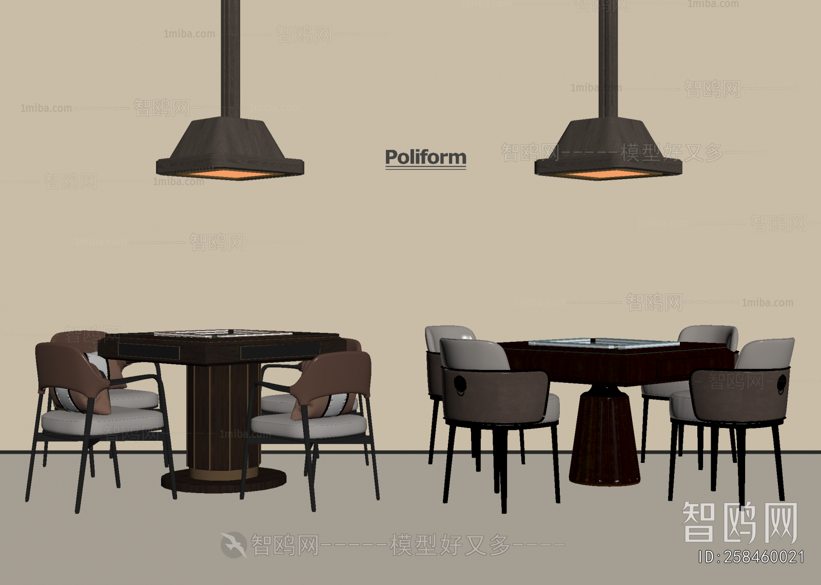 Modern Mahjong Tables And Chairs