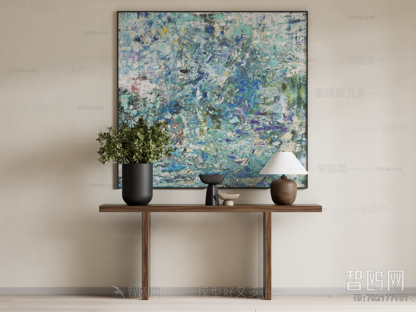 Wabi-sabi Style Console