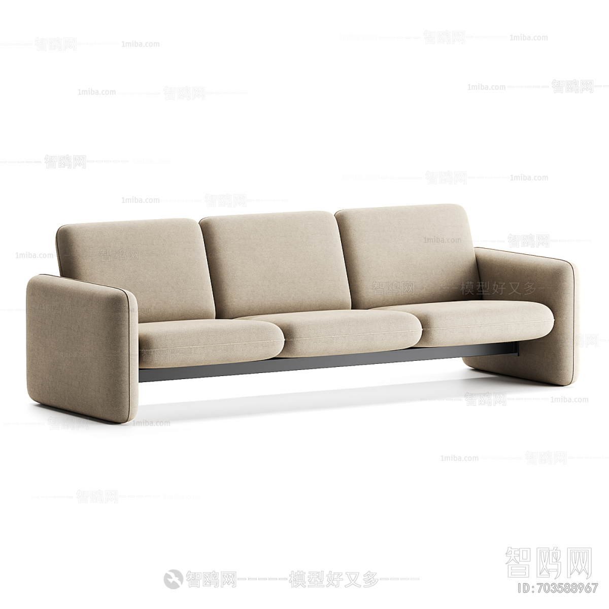 Modern Three-seat Sofa