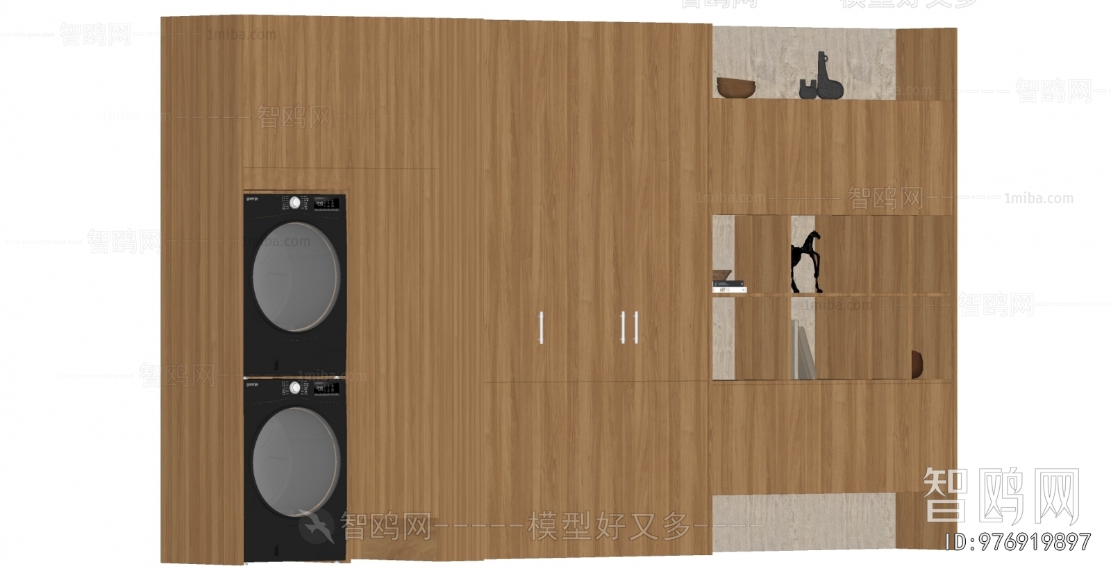 Modern Laundry Cabinet