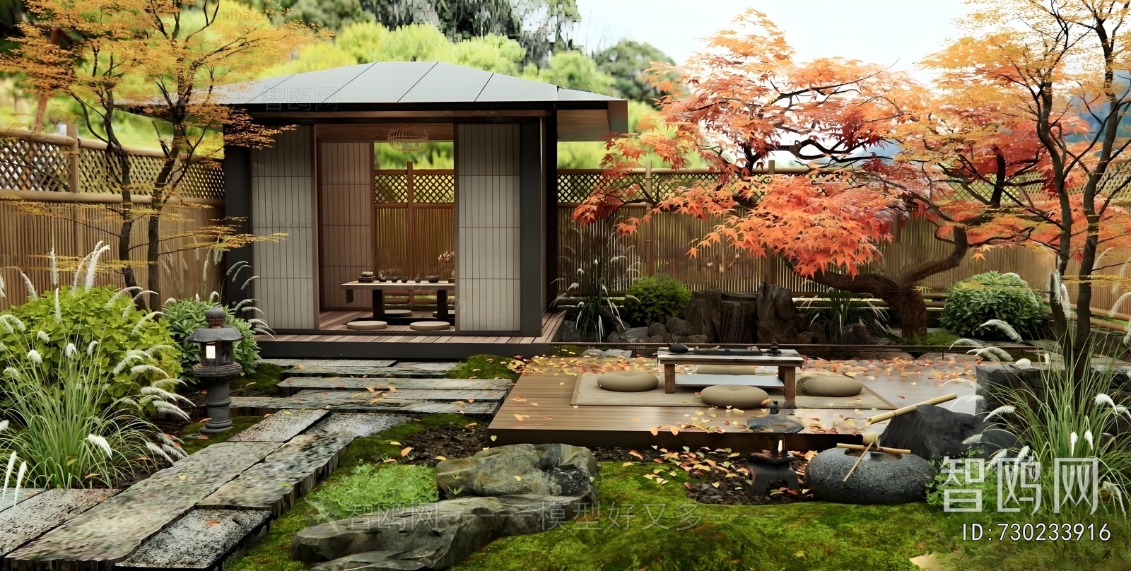 New Chinese Style Courtyard/landscape