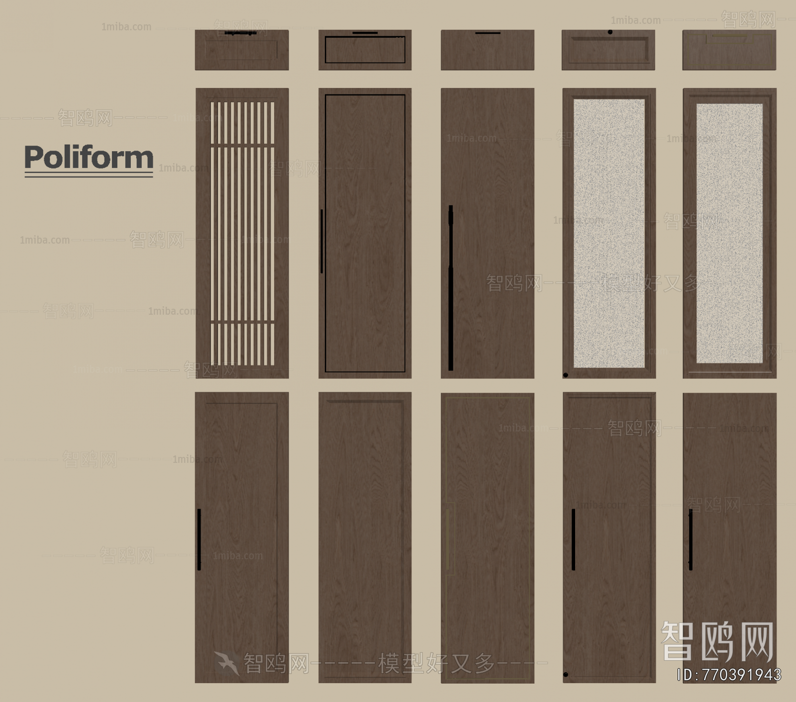 New Chinese Style Door Panel