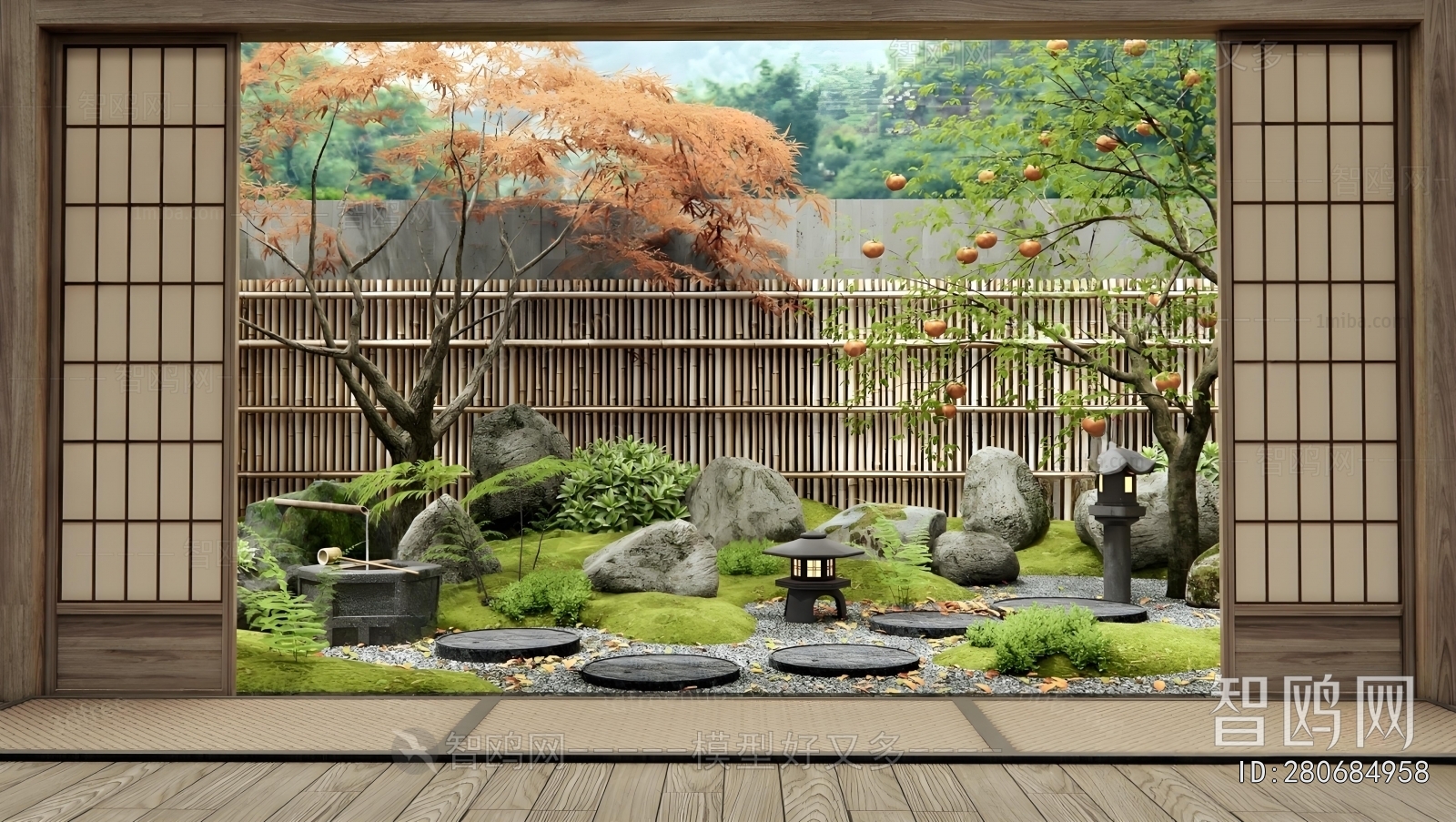 Japanese Style Courtyard/landscape
