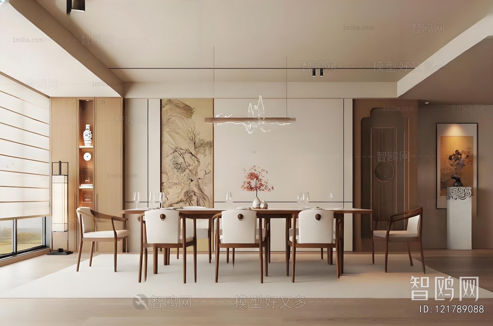 New Chinese Style Dining Room