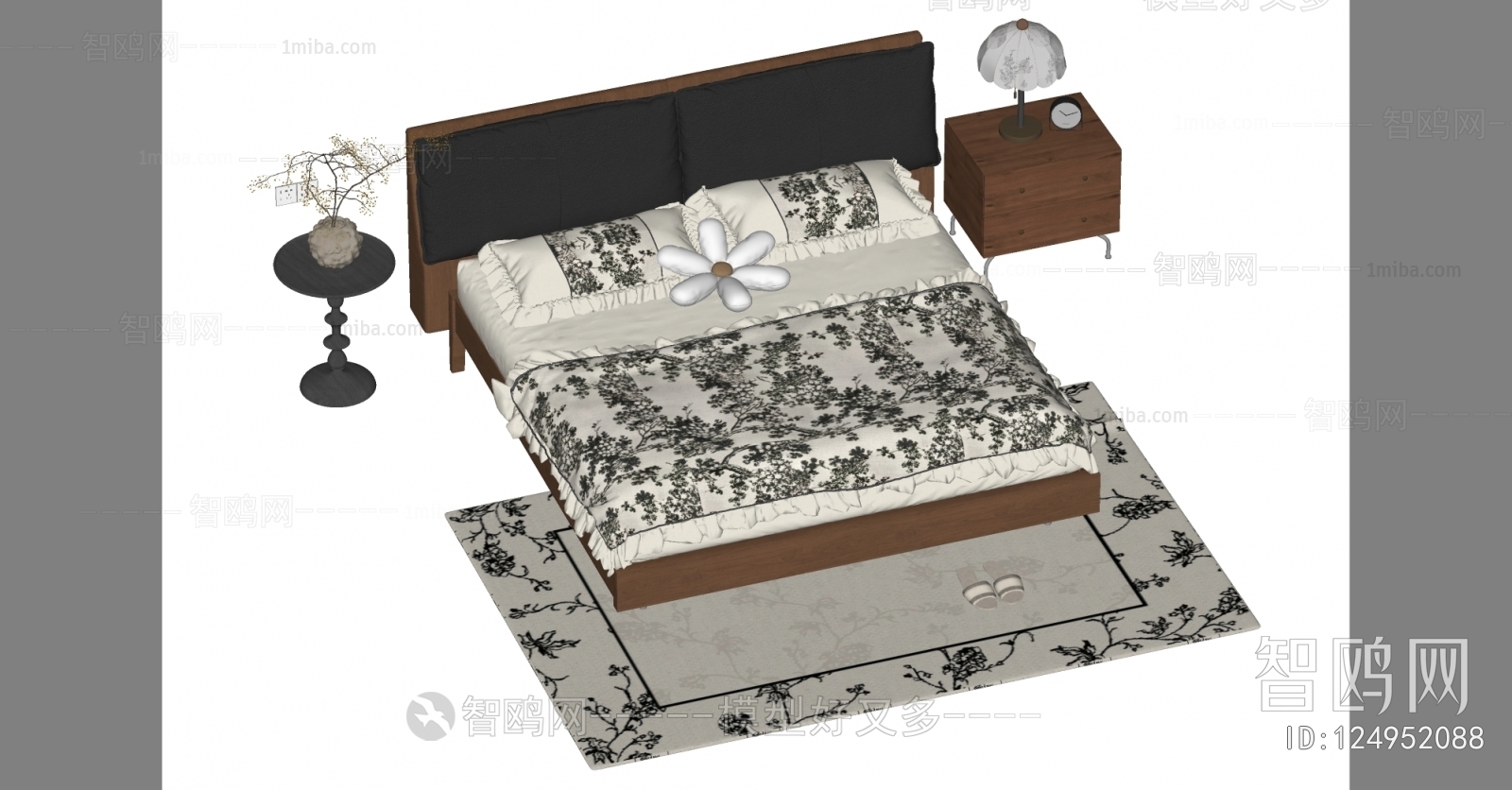 French Style Double Bed