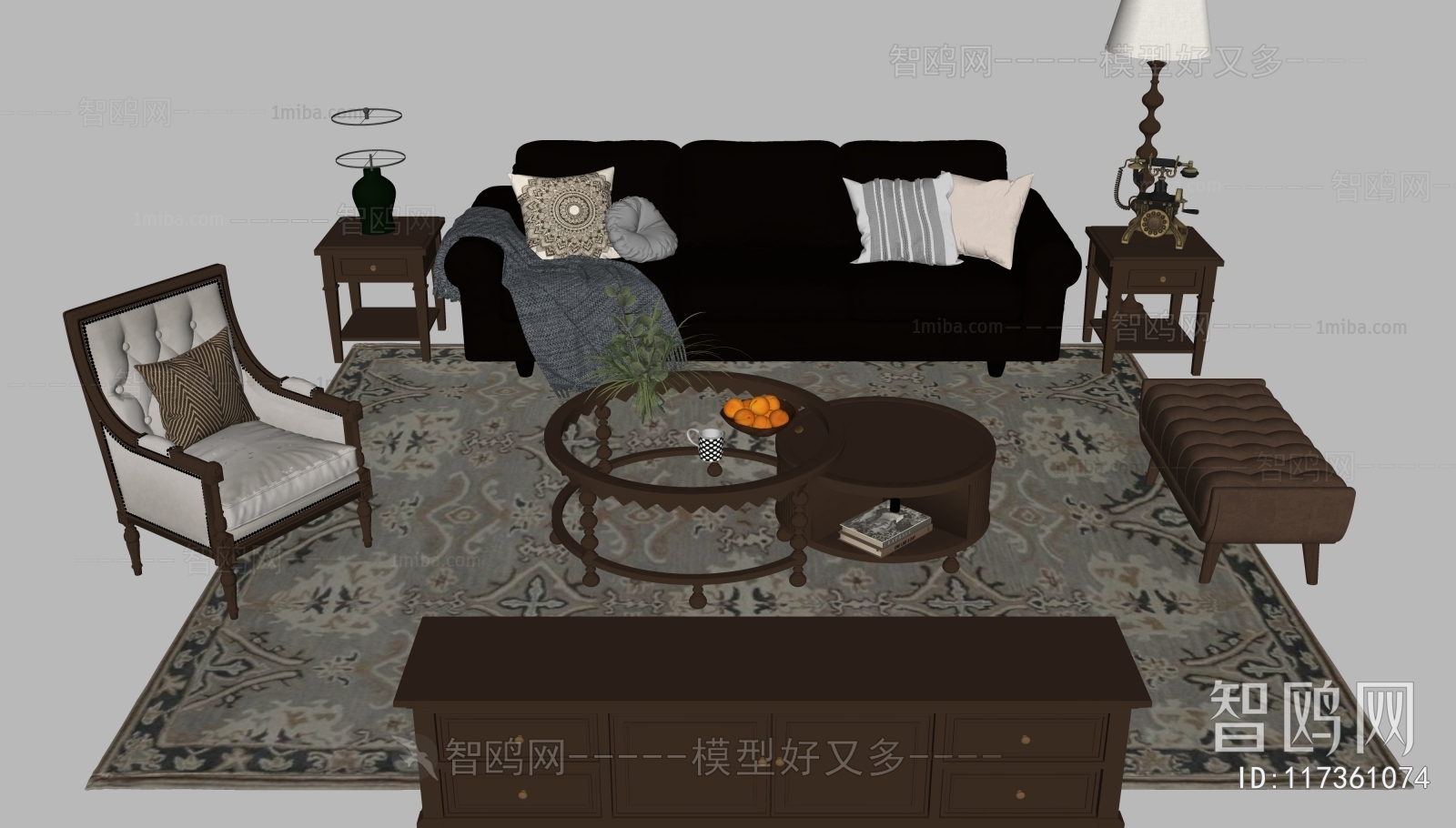 American Style Sofa Combination