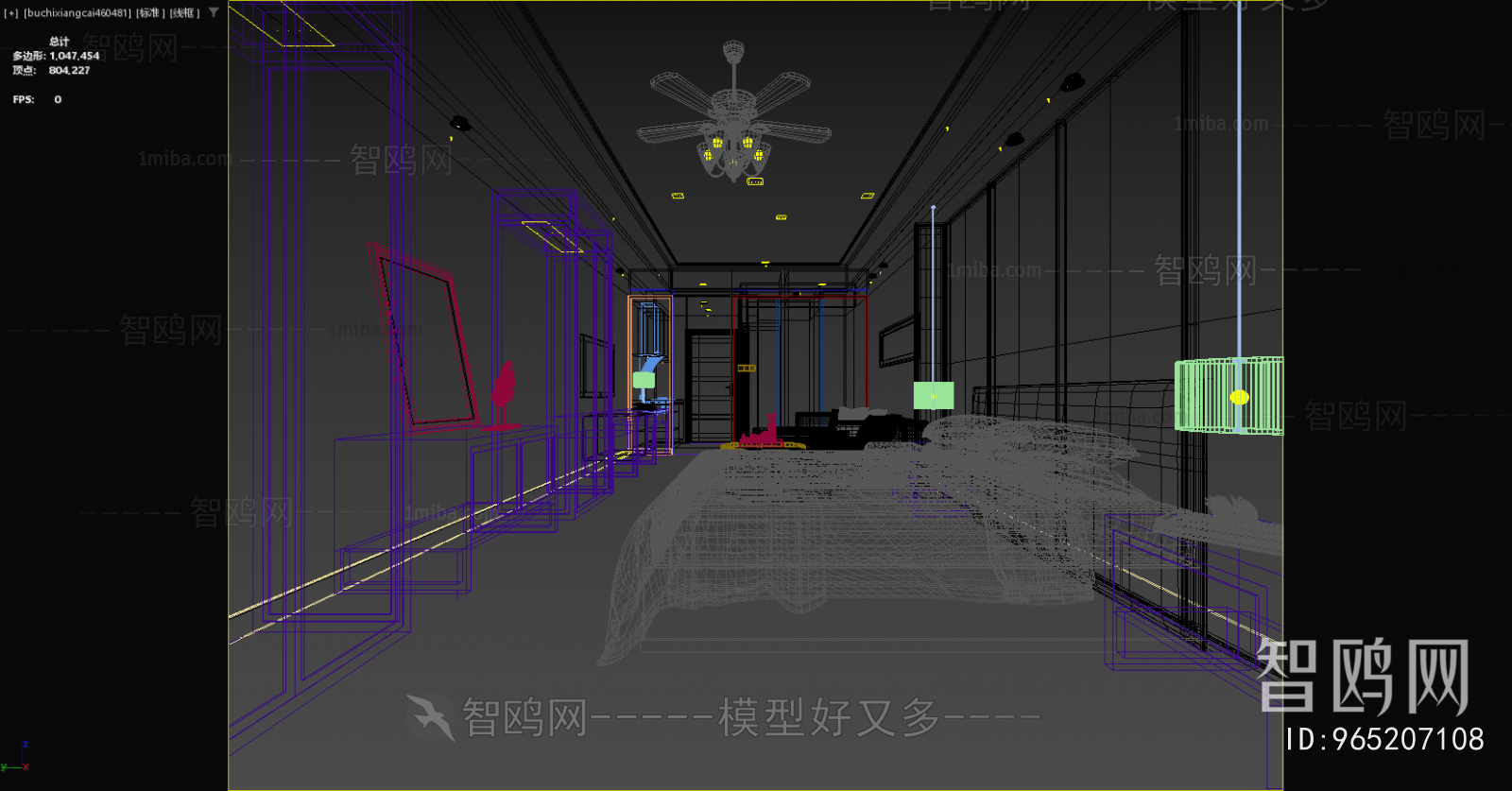 Southeast Asian Style Guest Room