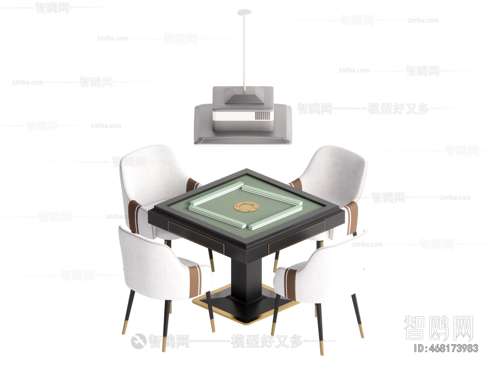 Modern Mahjong Tables And Chairs
