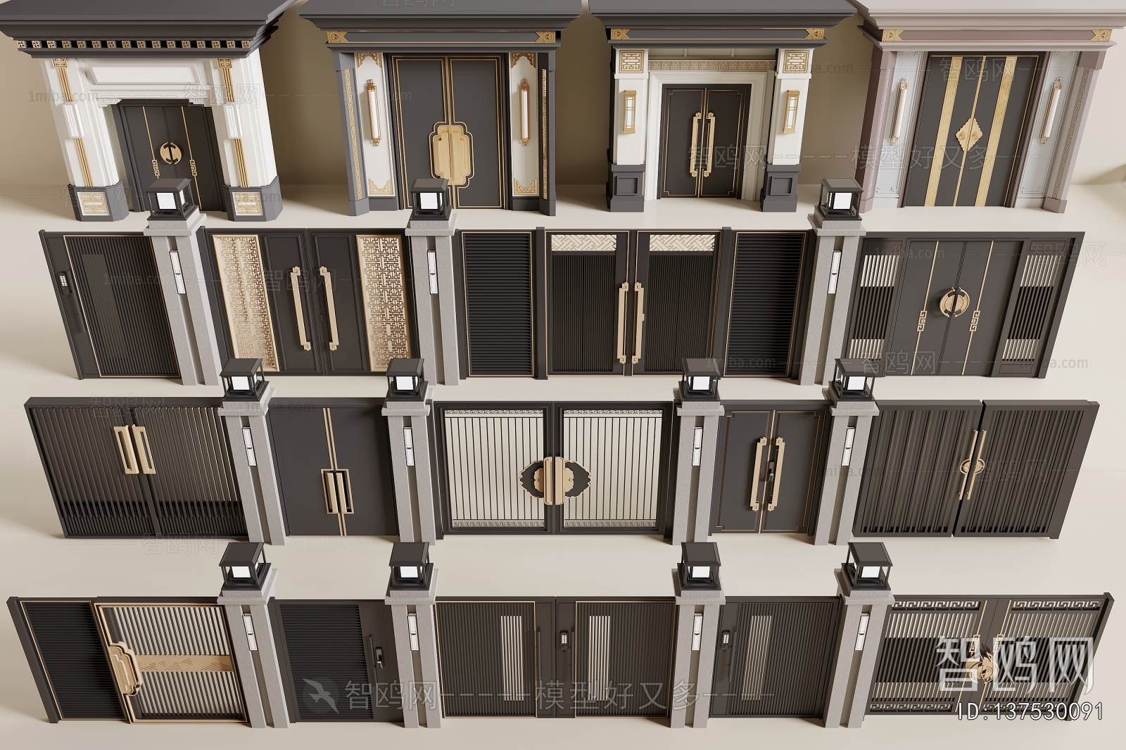 New Chinese Style Gate