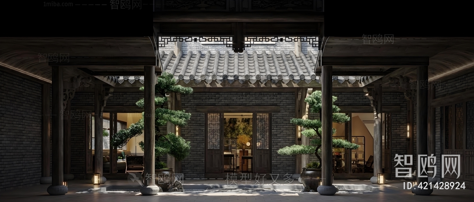 Chinese Style Courtyard/landscape