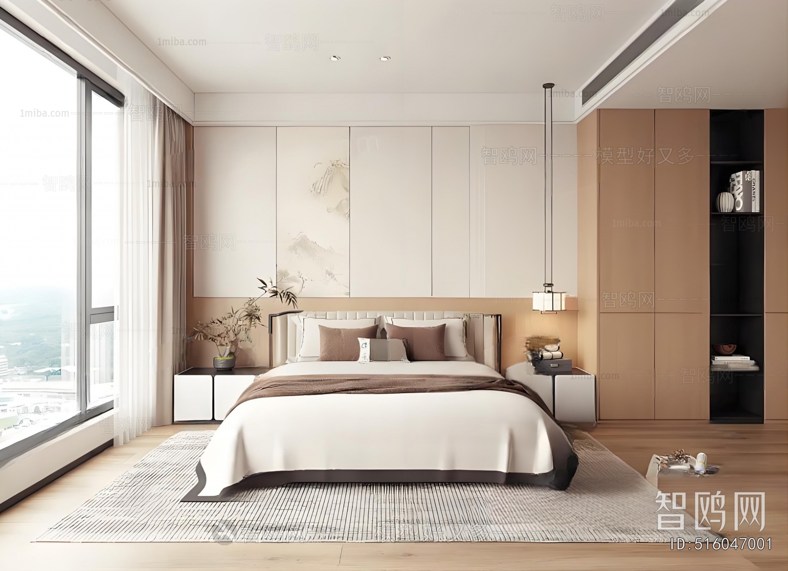 New Chinese Style Bedroom