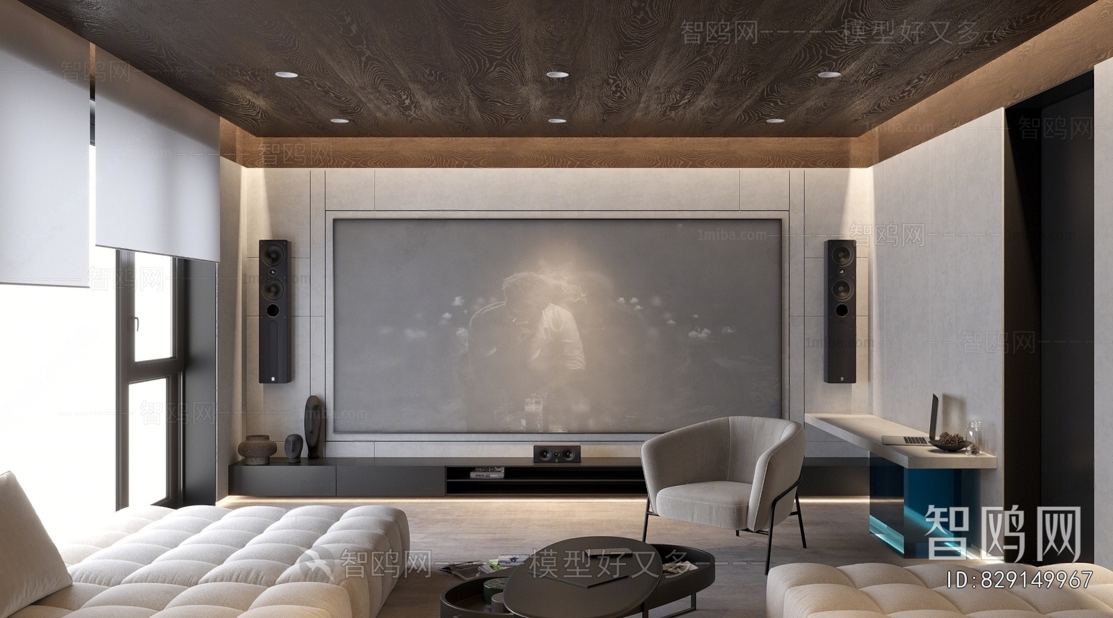 Modern Audiovisual Room