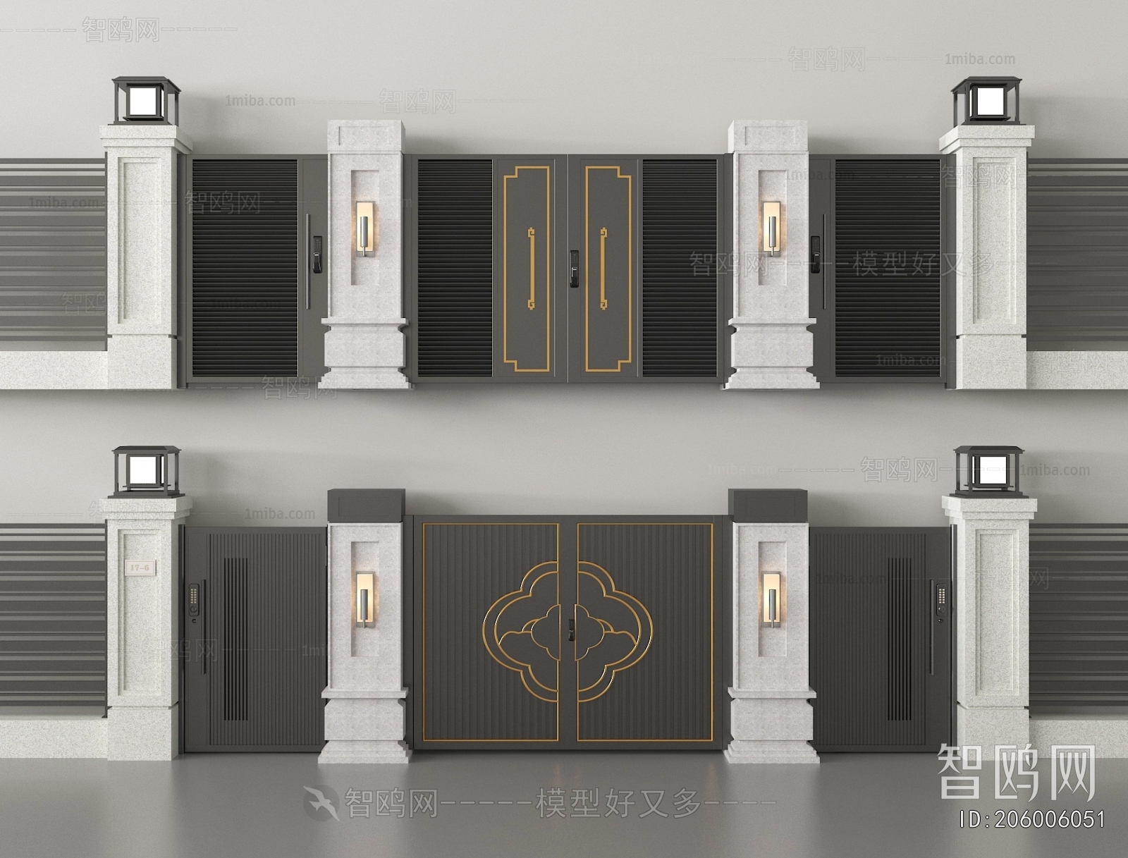 New Chinese Style Gate