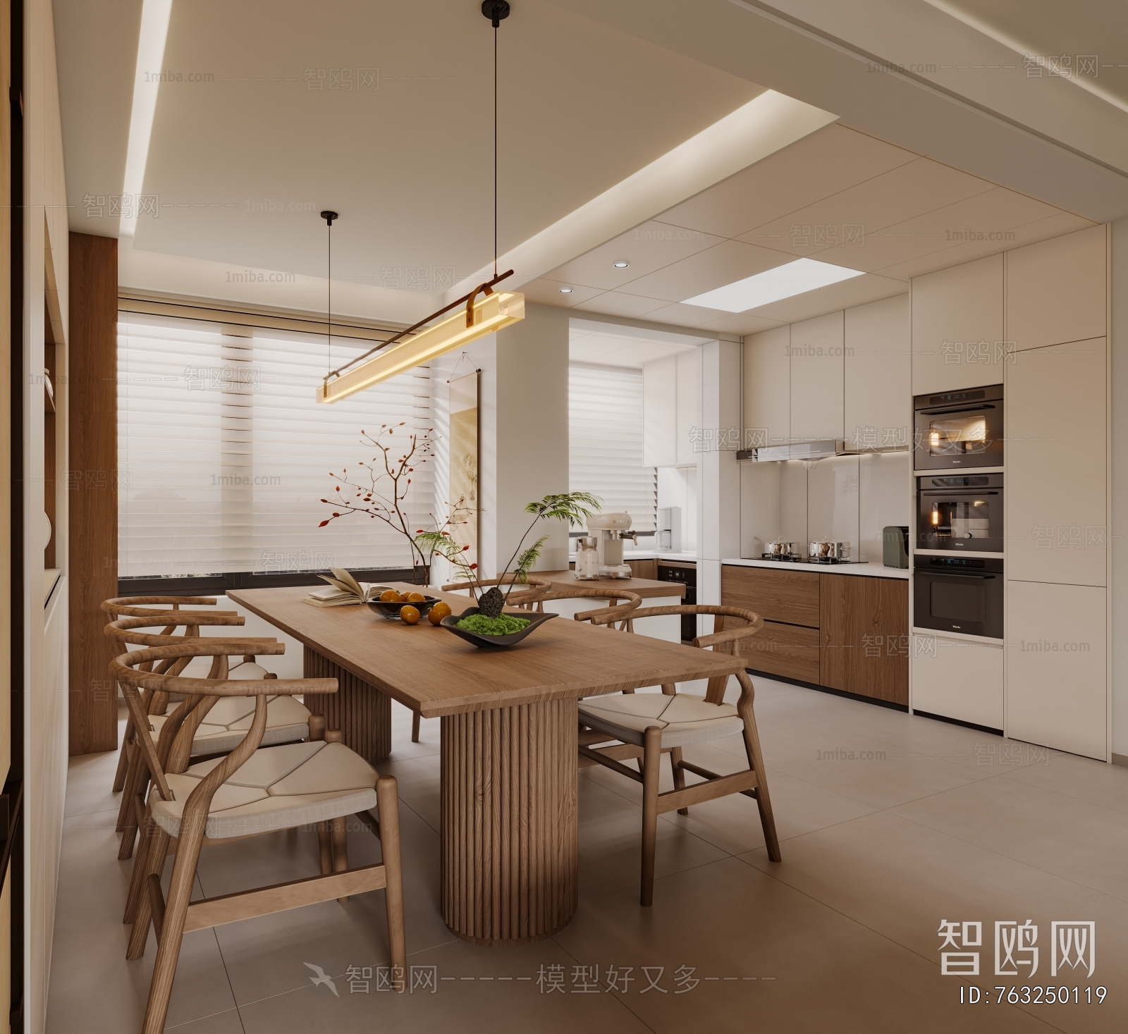 New Chinese Style Dining Room