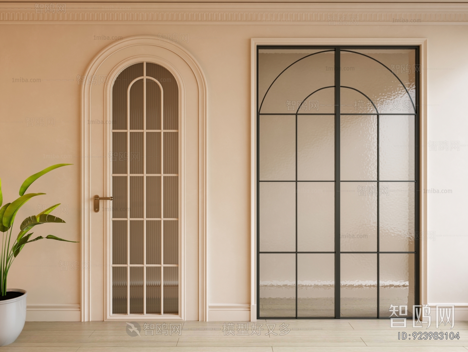 French Style Single Door