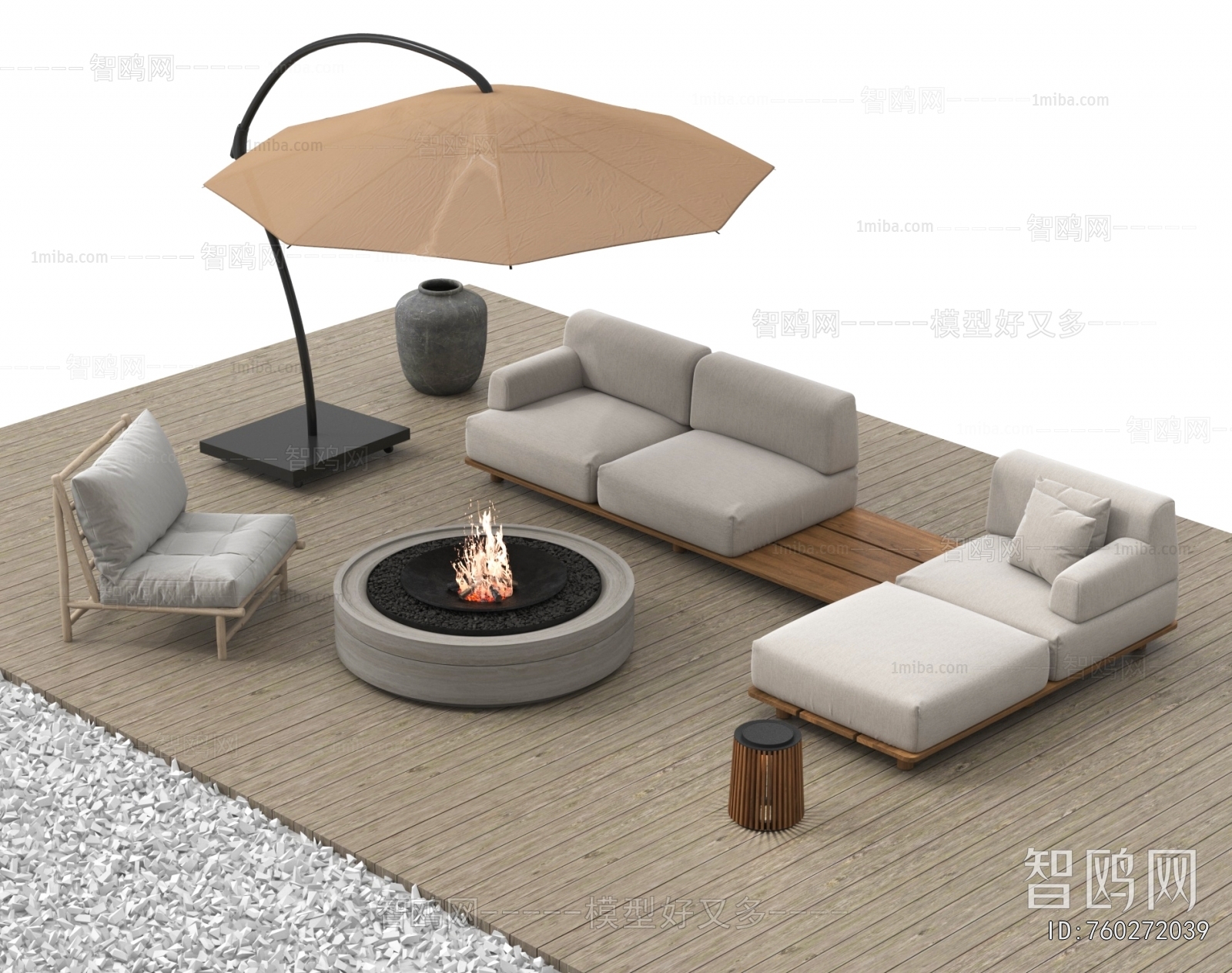 Modern Outdoor Sofa
