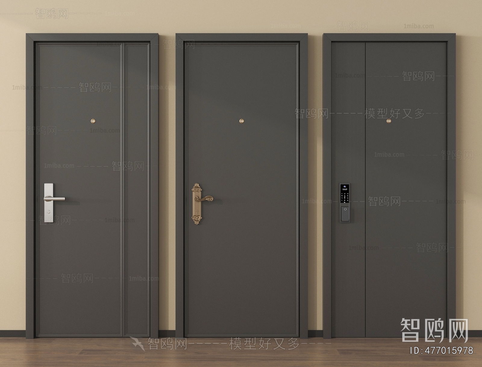 Modern Single Door