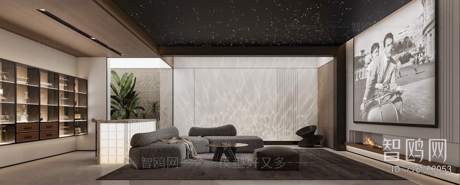 Modern Audiovisual Room