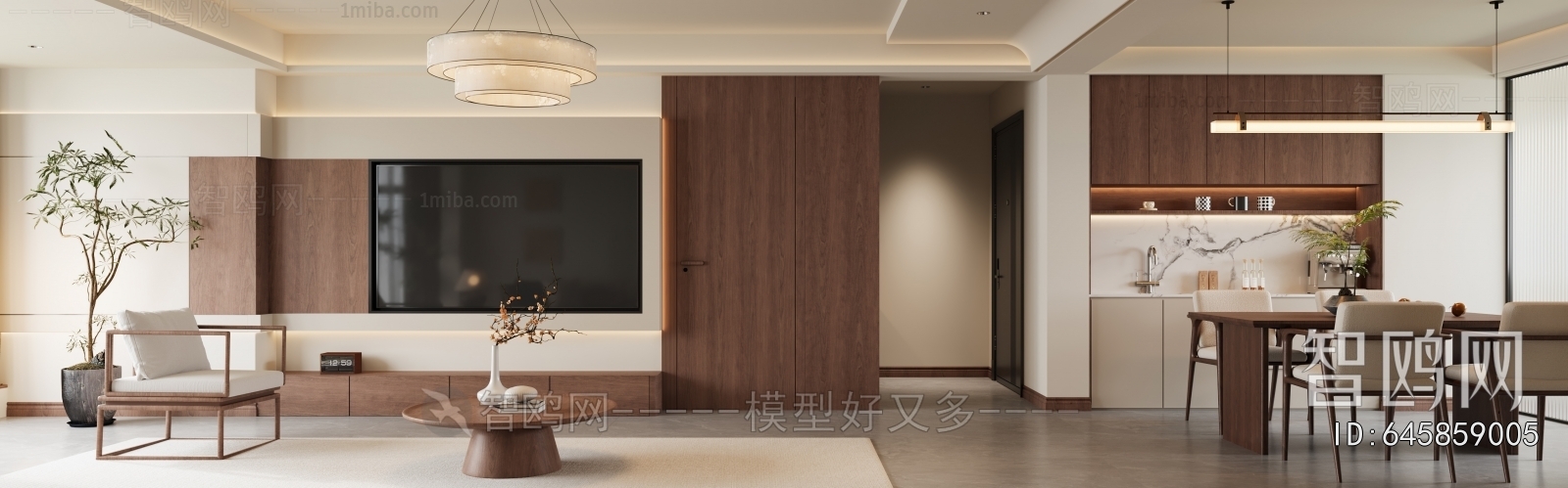 New Chinese Style Bedroom