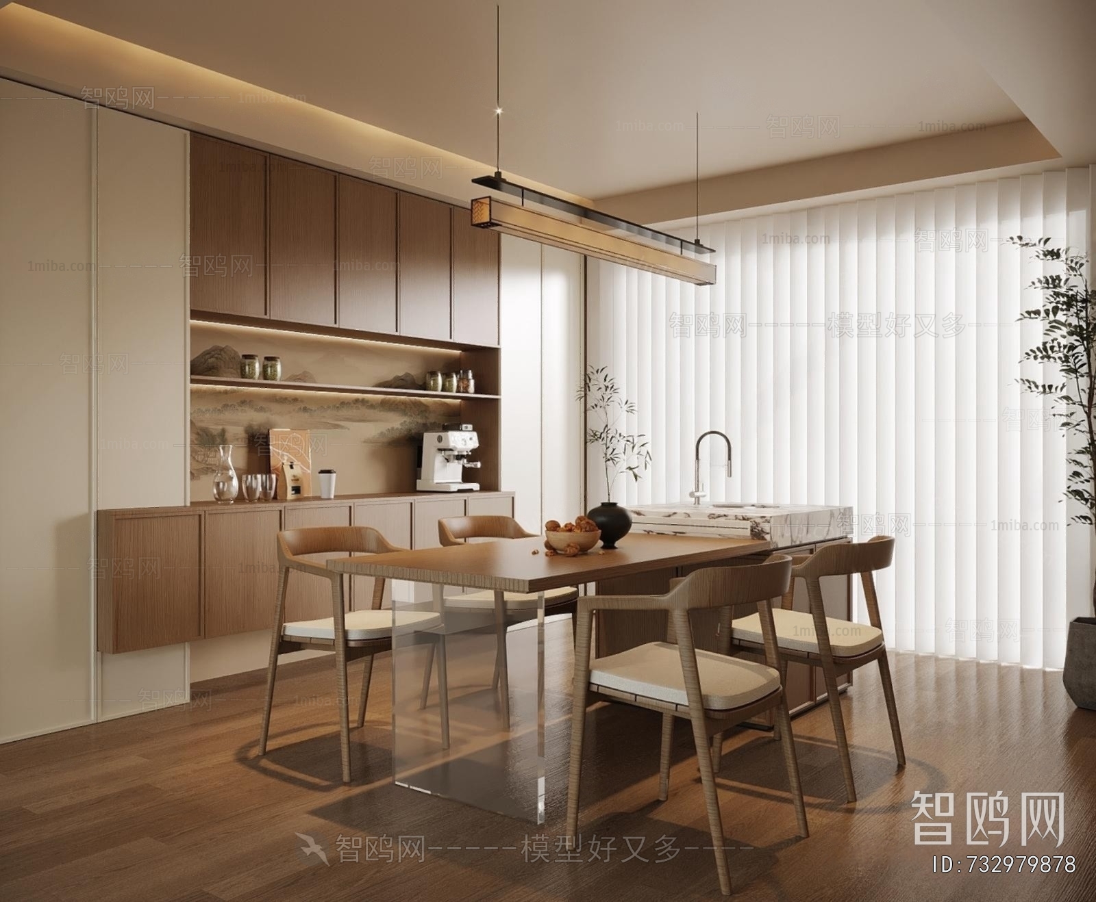 New Chinese Style Dining Room