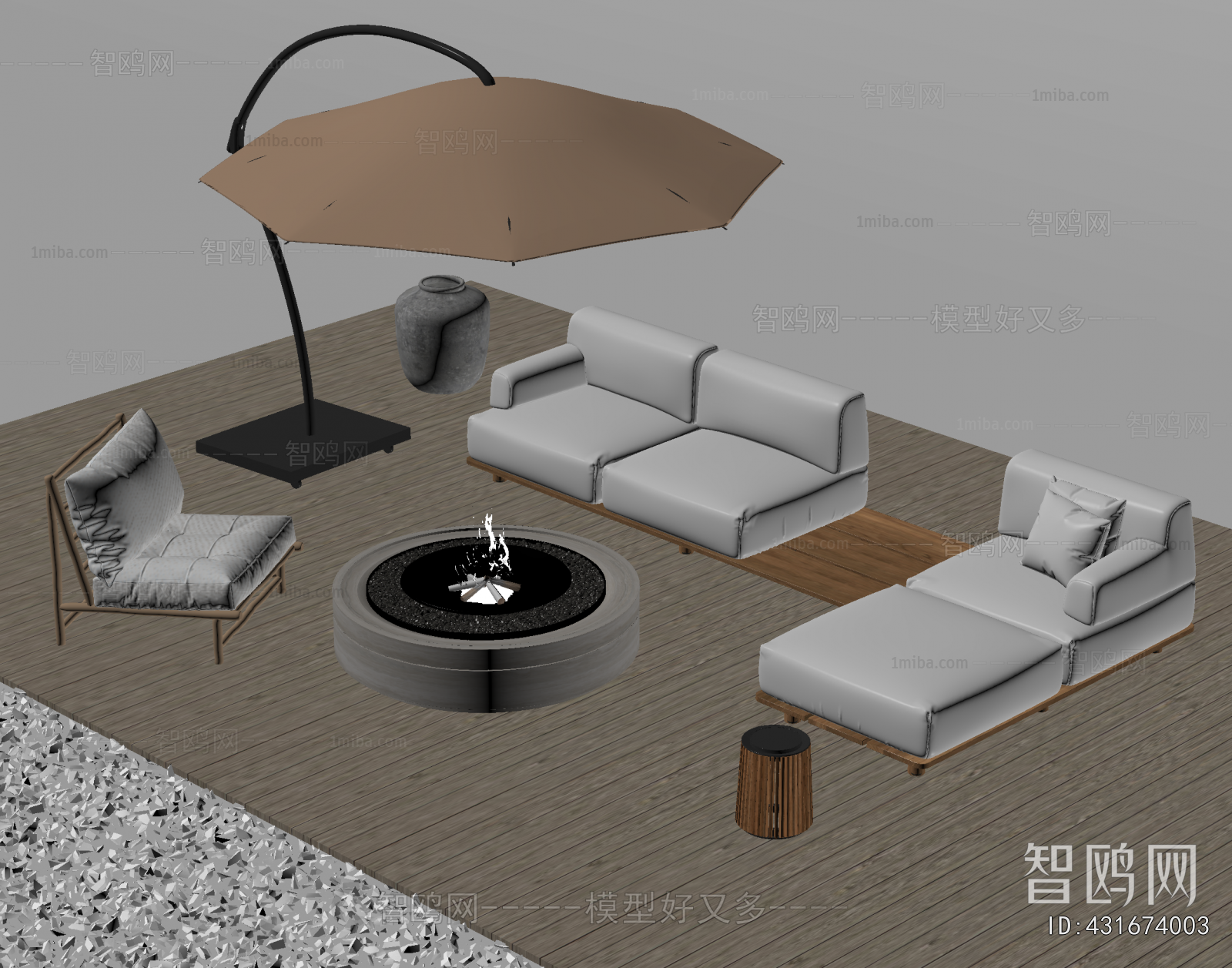 Modern Outdoor Sofa