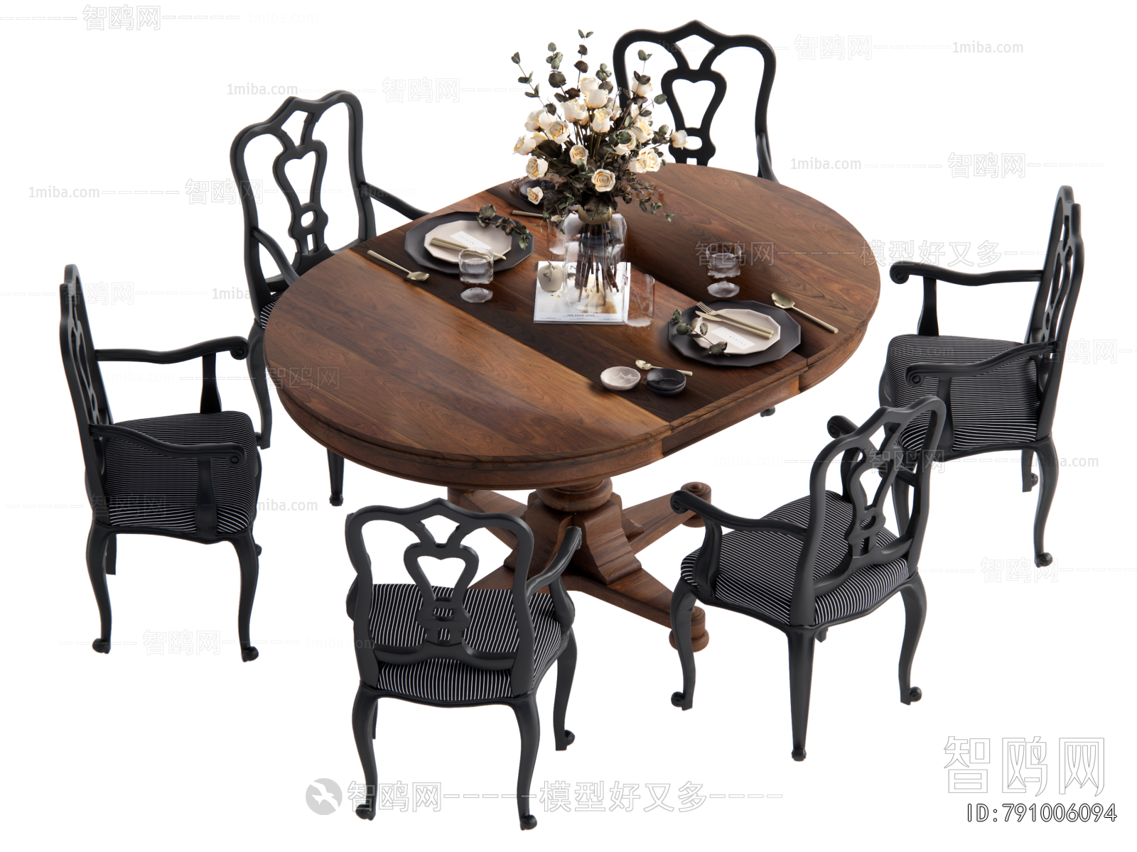 American Style Dining Table And Chairs