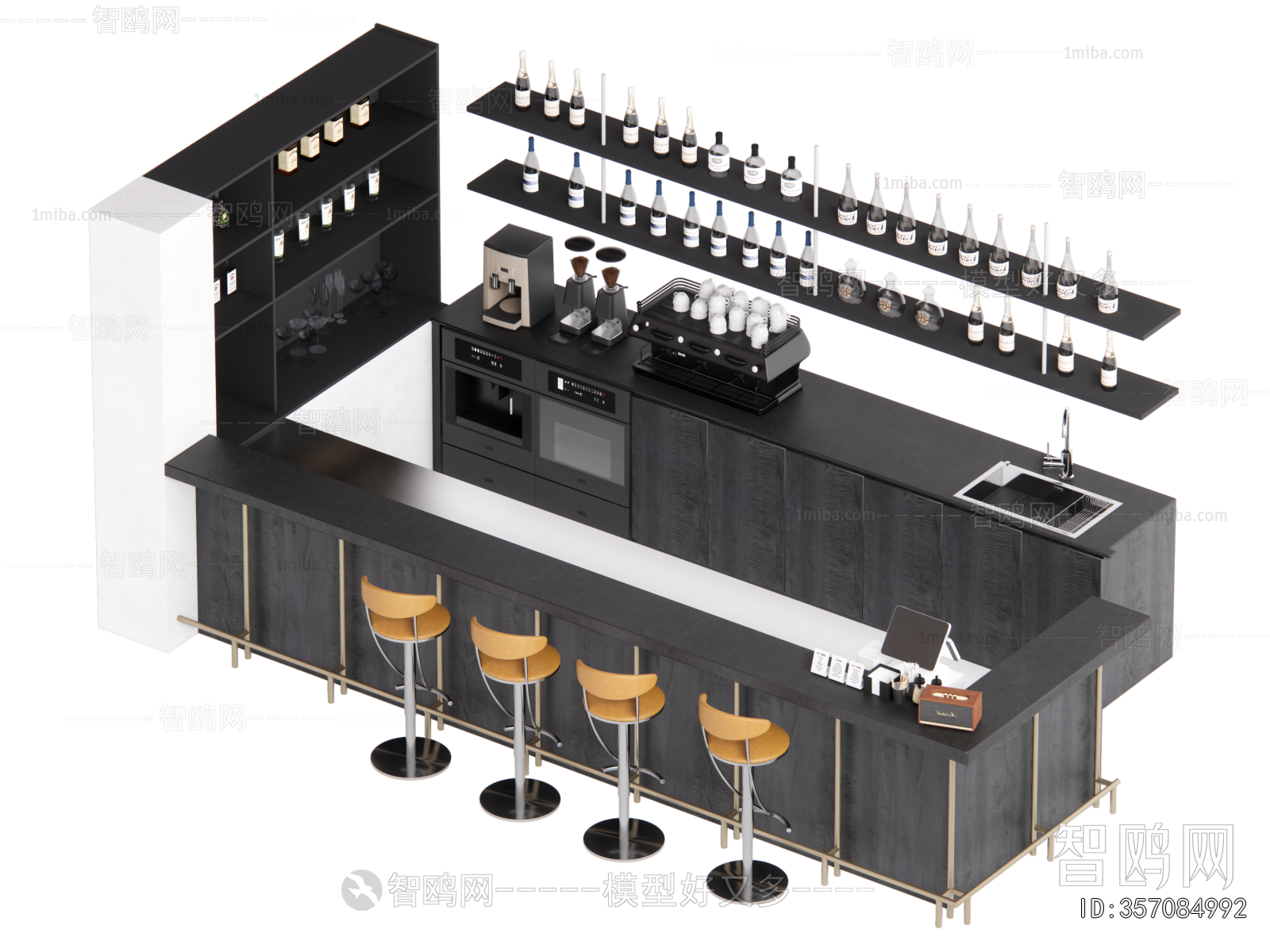 Modern Counter Bar