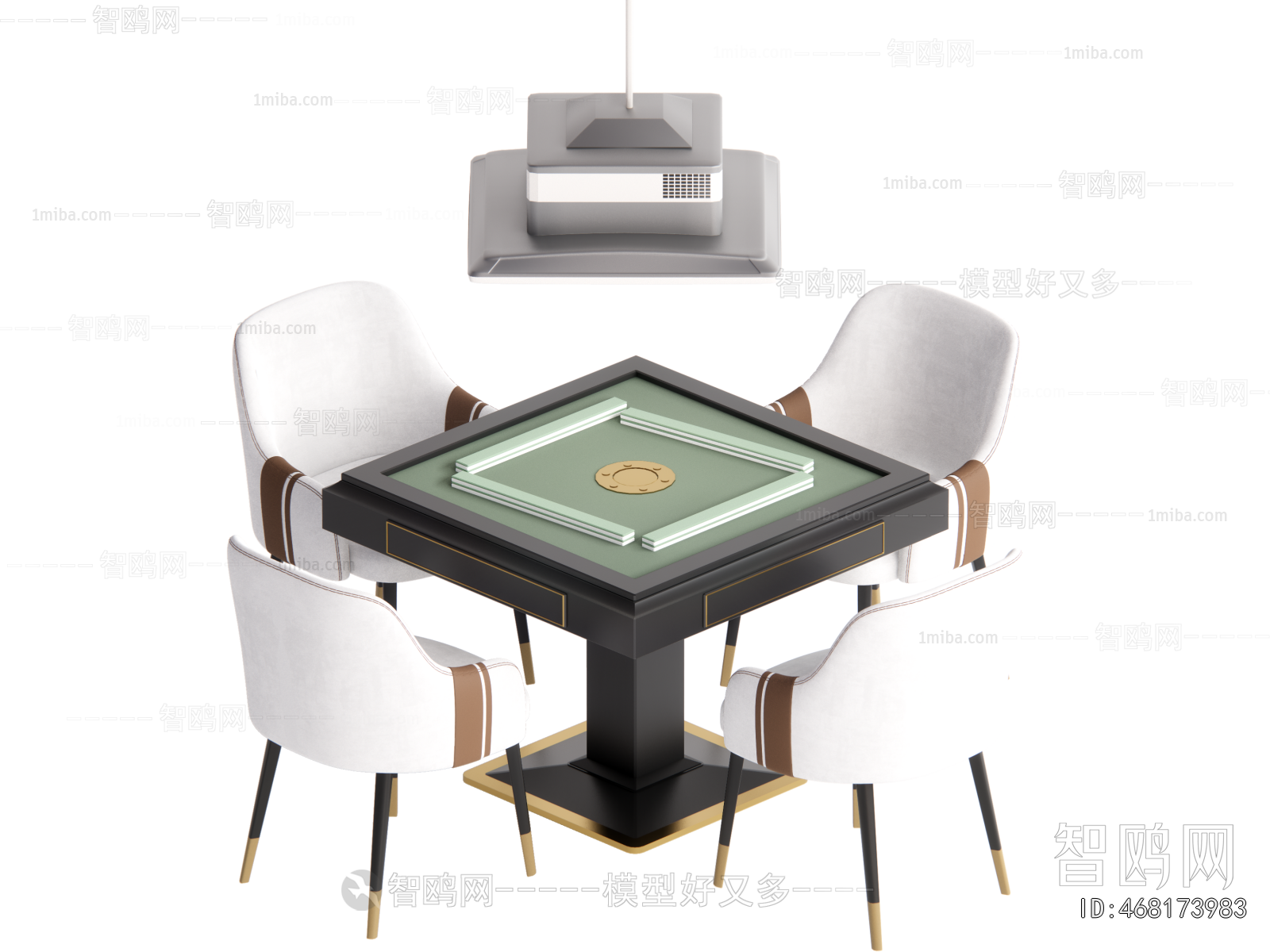 Modern Mahjong Tables And Chairs