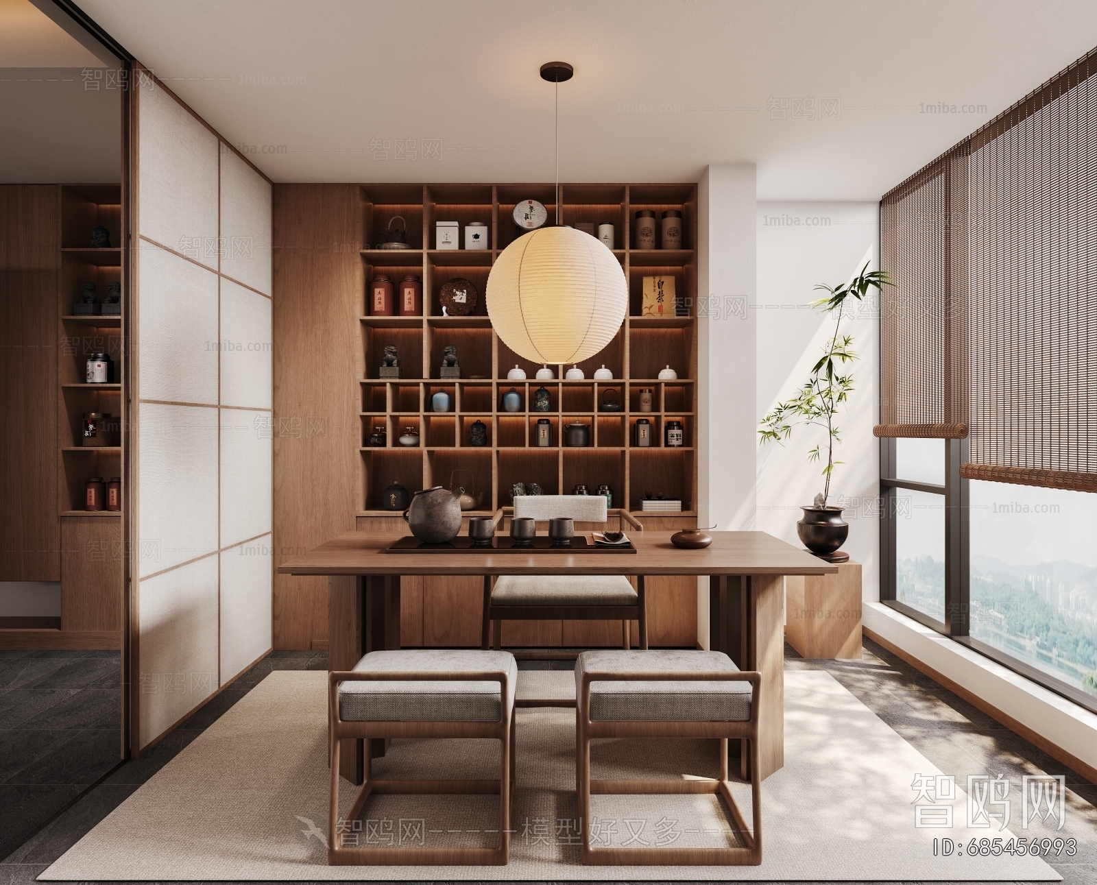 New Chinese Style Teahouse Tea House